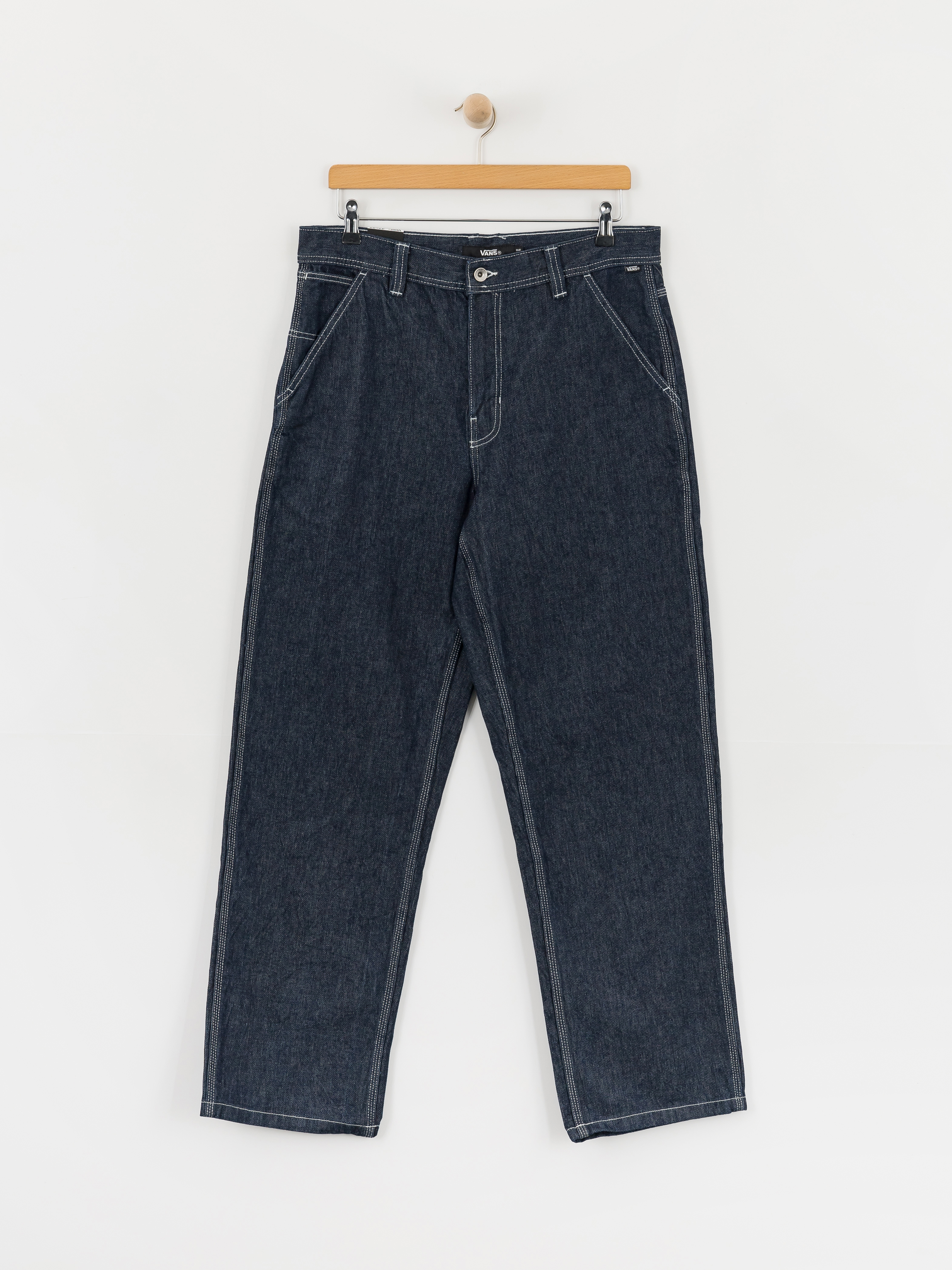Vans Check 5 Loose Denim Pants - navy blue (dark rinse)