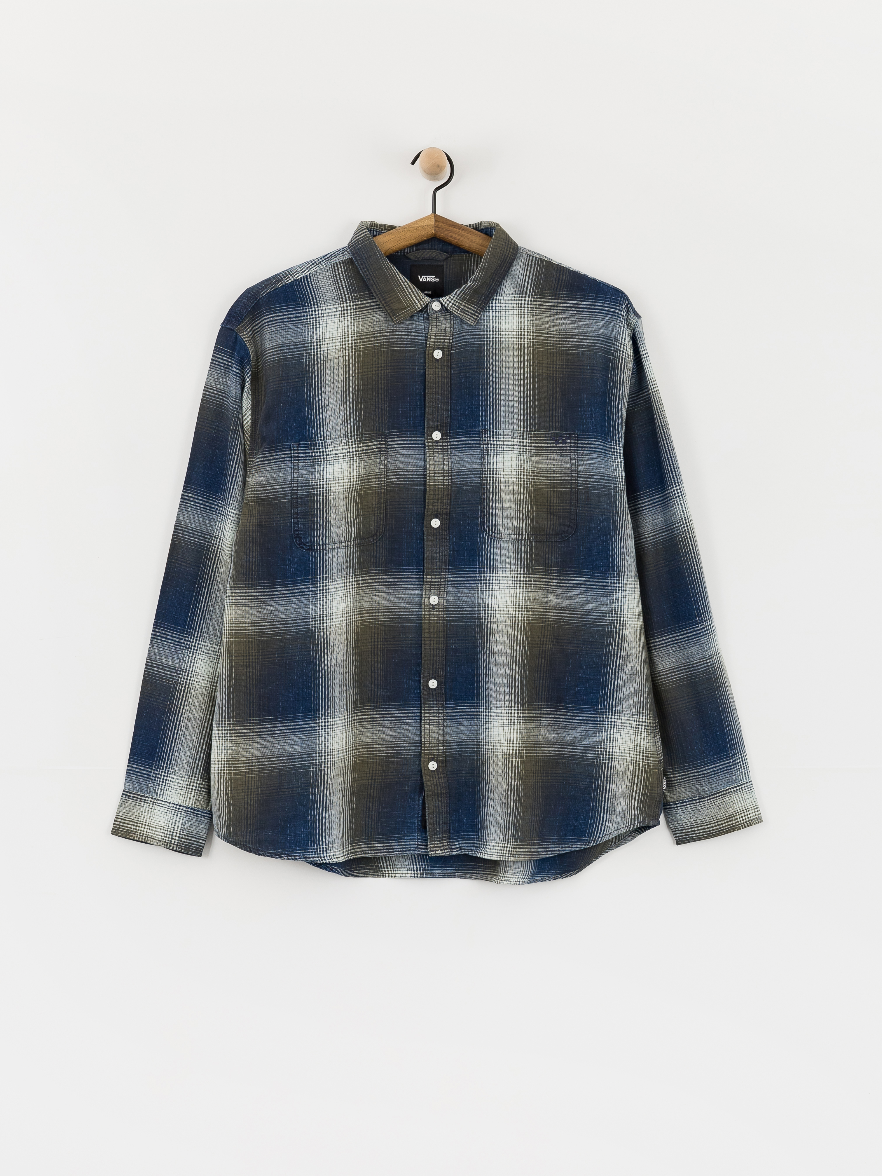 Vans Indigo Plaid Hemd (mossy olive)