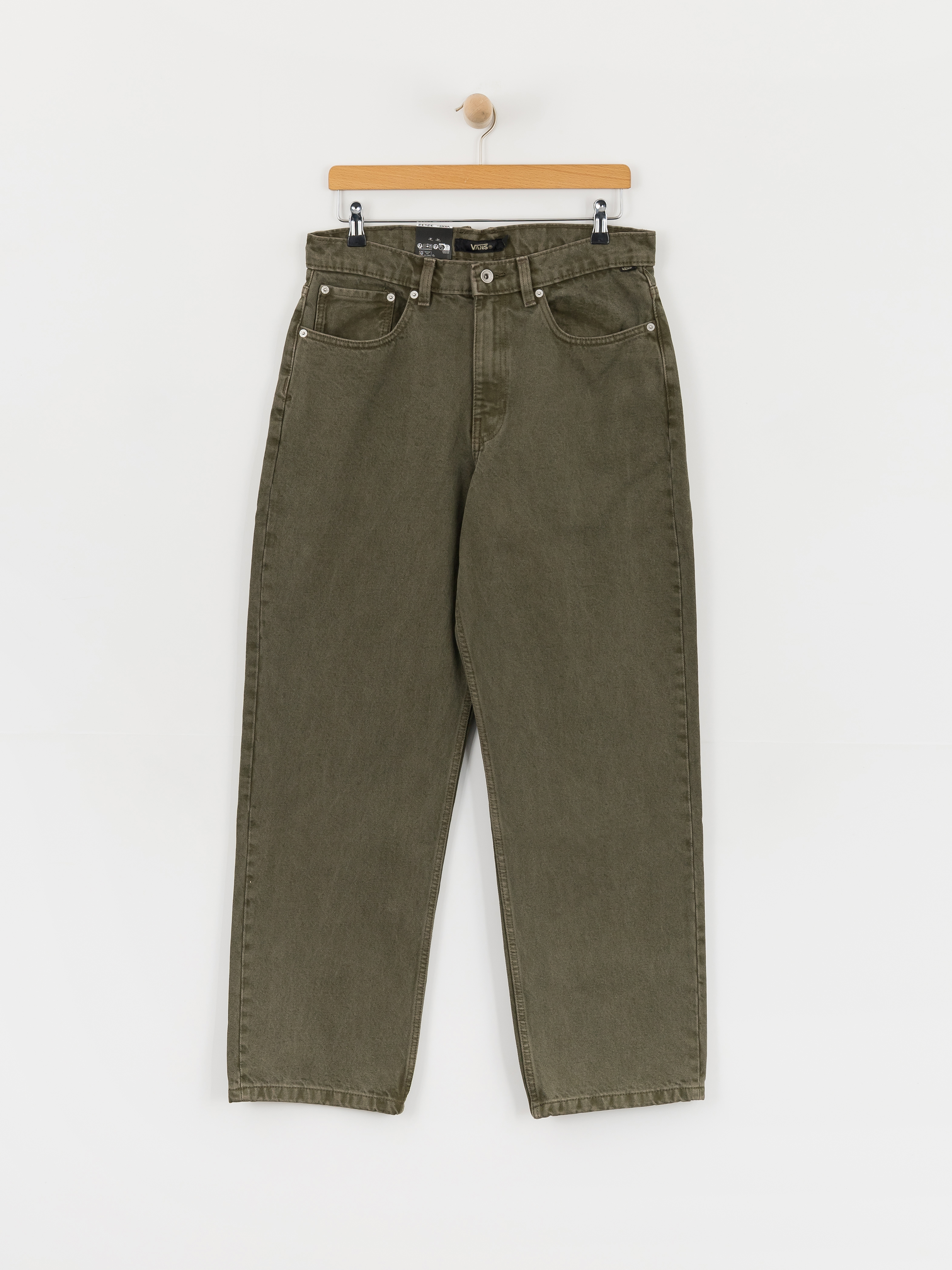 Vans Check 5 Loose Denim Pants (mossy olive)