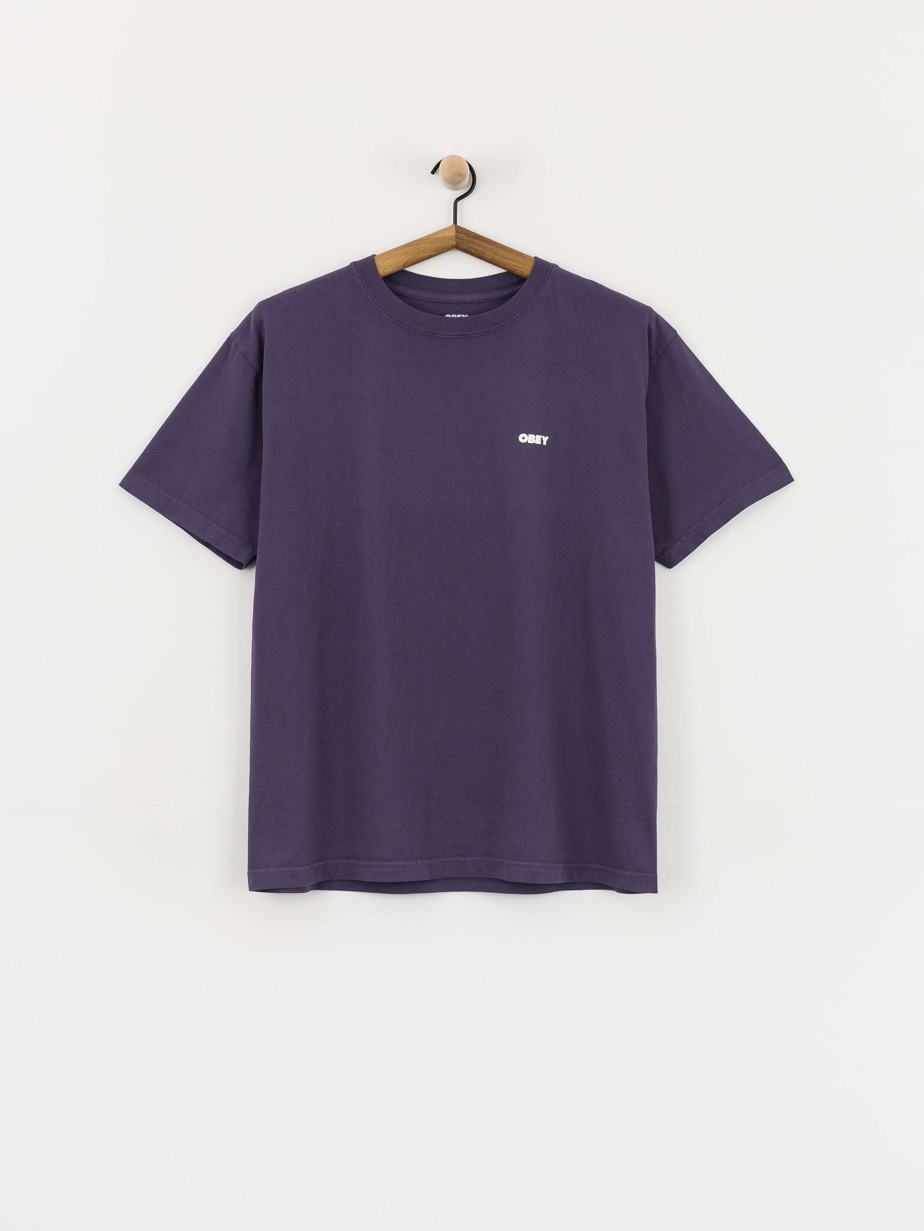 OBEY Bold Icon Face T-Shirt (pigment purple velvet)