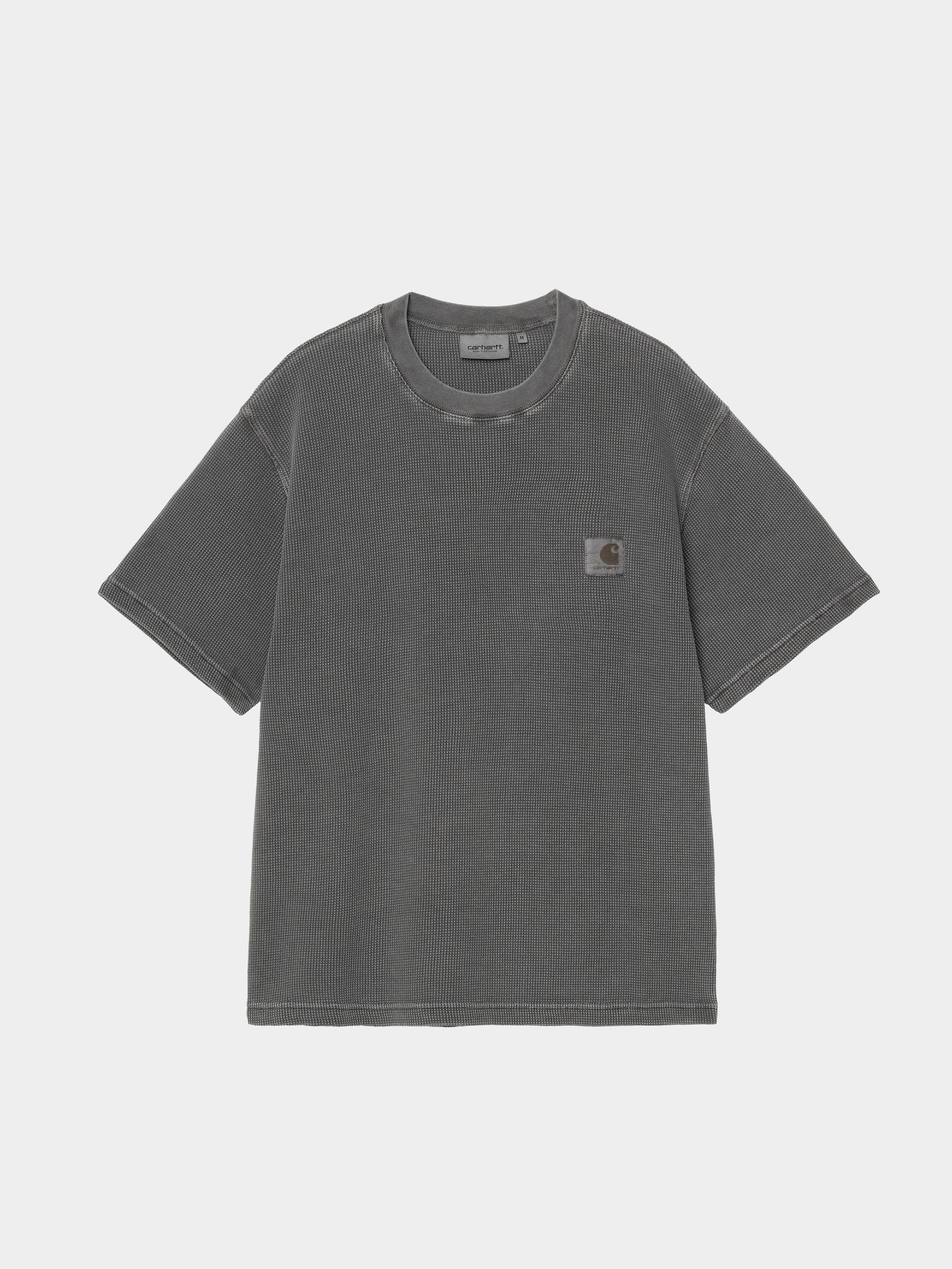 Carhartt WIP T-Shirt Nelson Waffle (black)