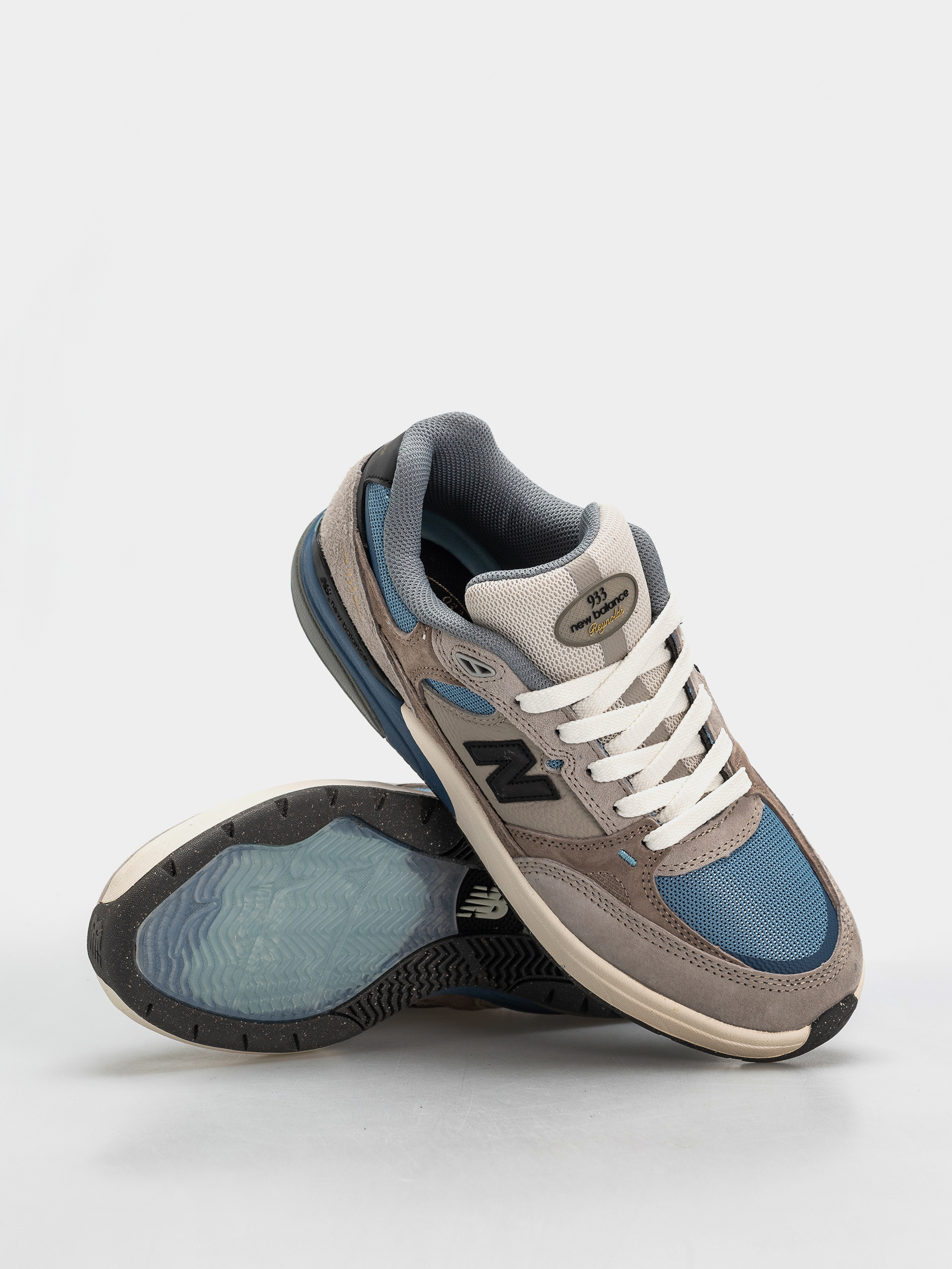 【中古】 仔ブルのワルツ New Balance 933 Shoes - blue, beige (mushroom/still water)