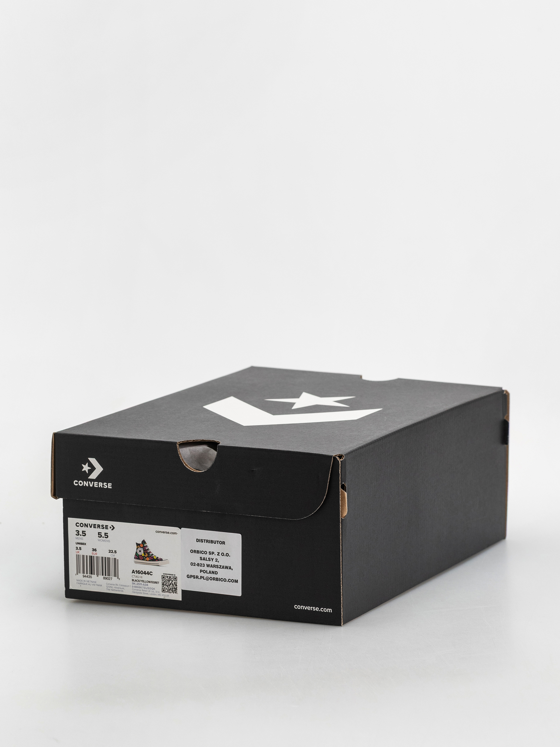 Converse Chuck Taylor All Star Hi Chucks (black/yellow/egret)