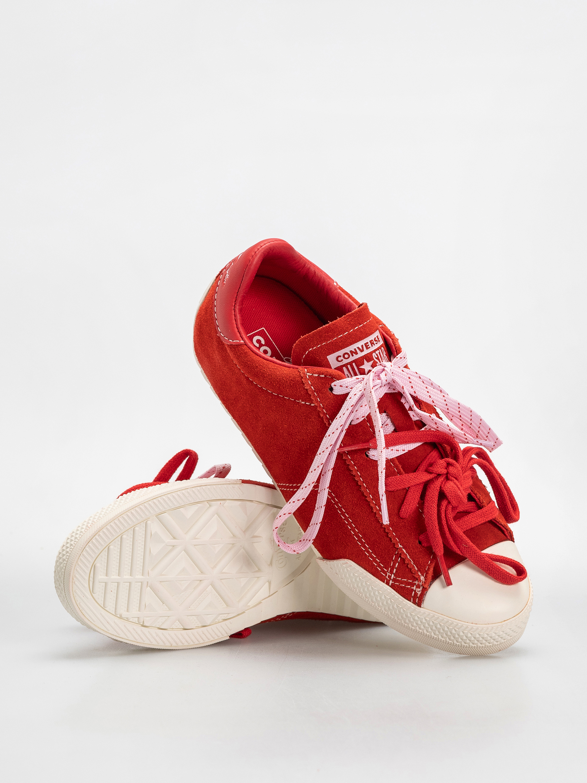 Converse Chuck Taylor Lo Ox Chucks (red/new found bloom/egret)