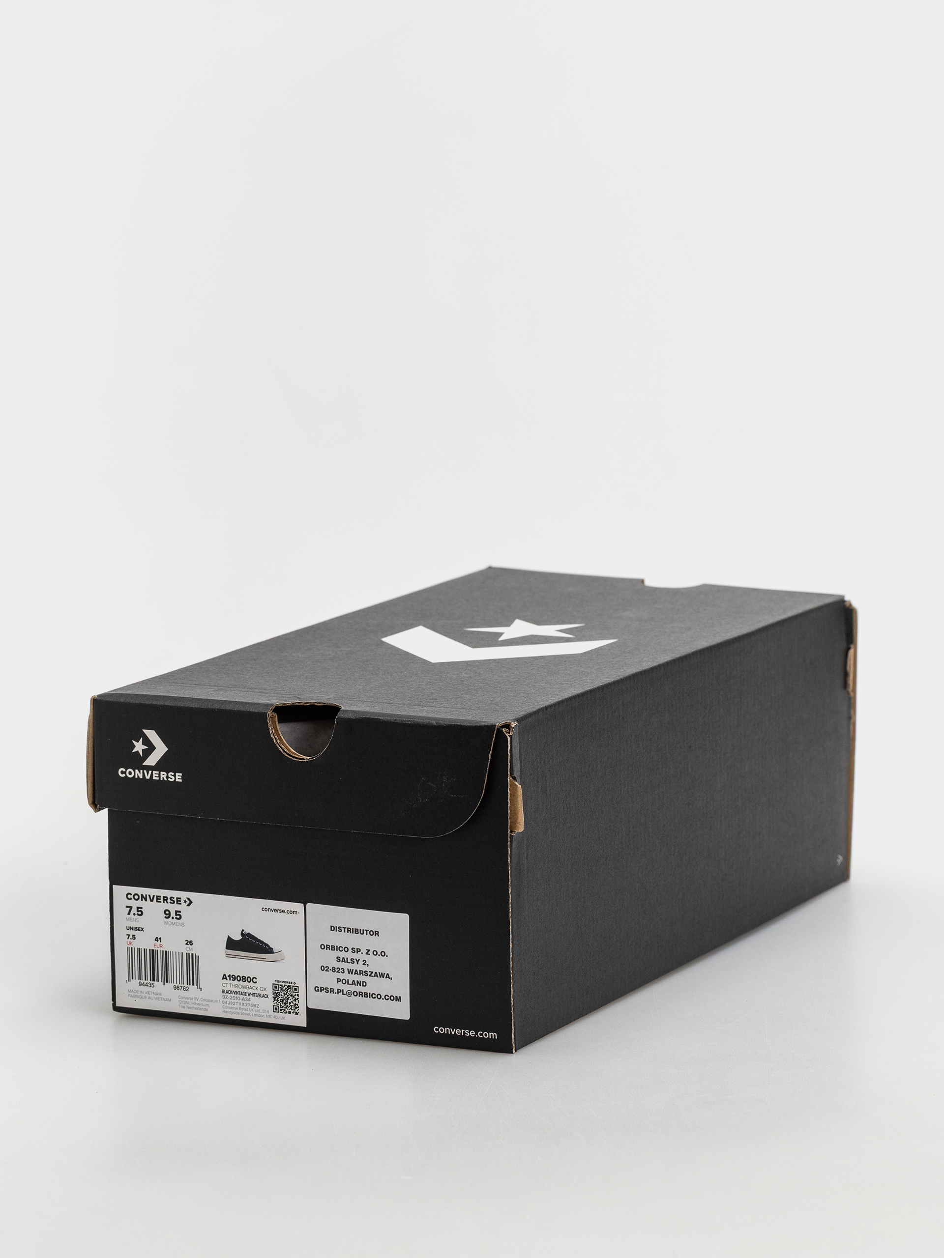 Converse Chuck Taylor Throwback Ox Chucks (black/vintage white)