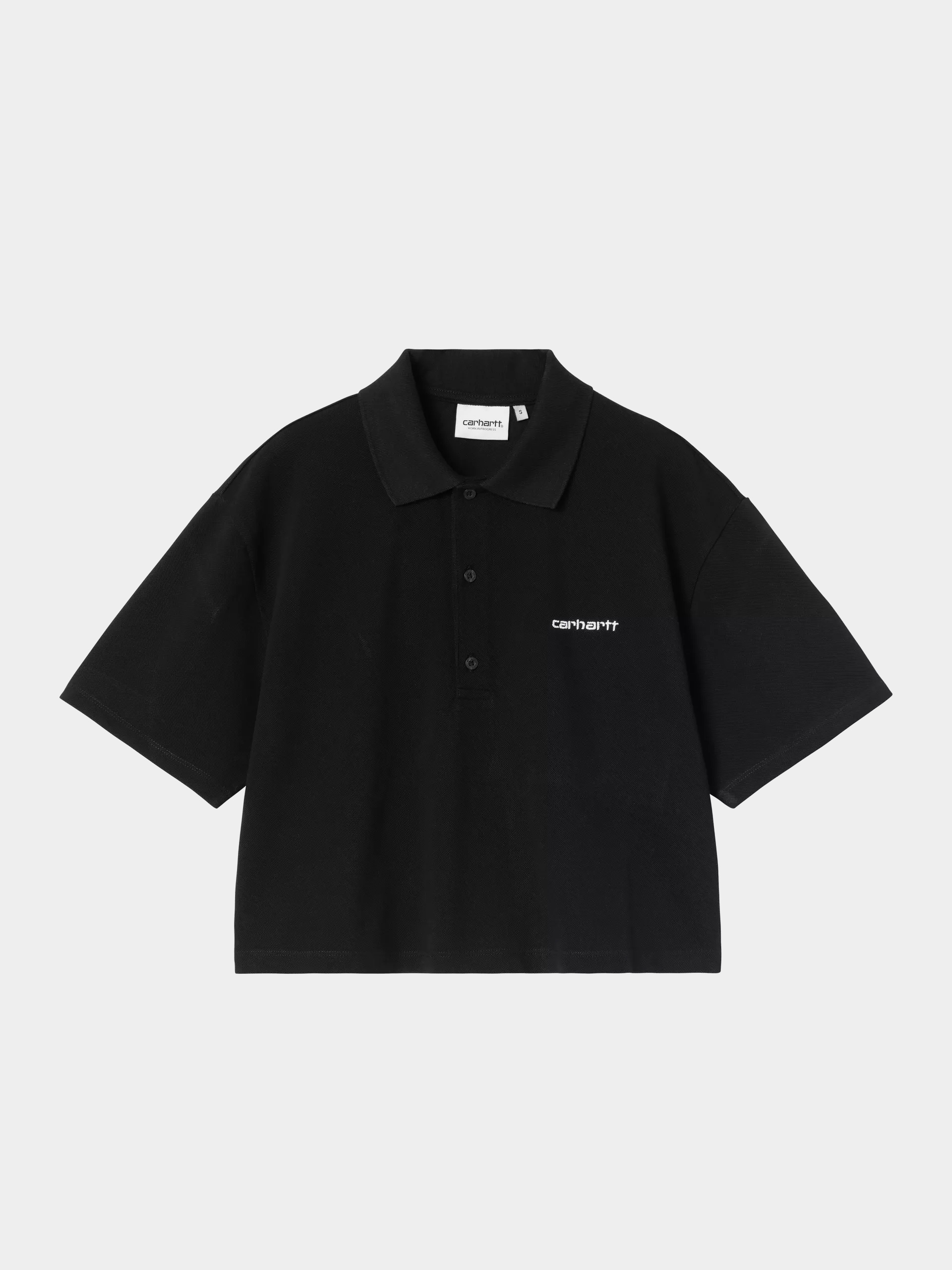 Carhartt WIP T-Shirt Script Polo Wmn (black/white)