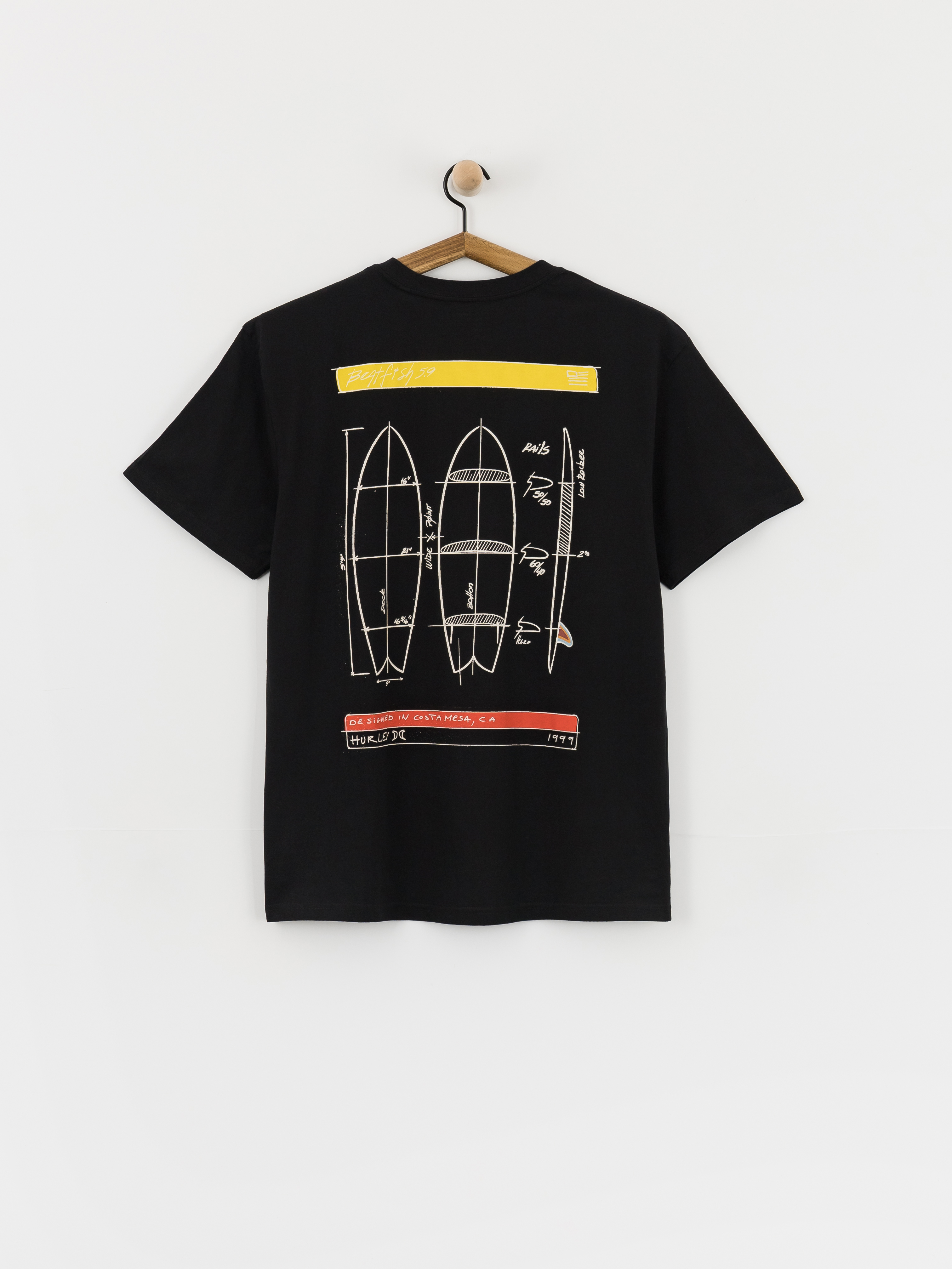 Hurley Kraft Sketch T-Shirt (black)