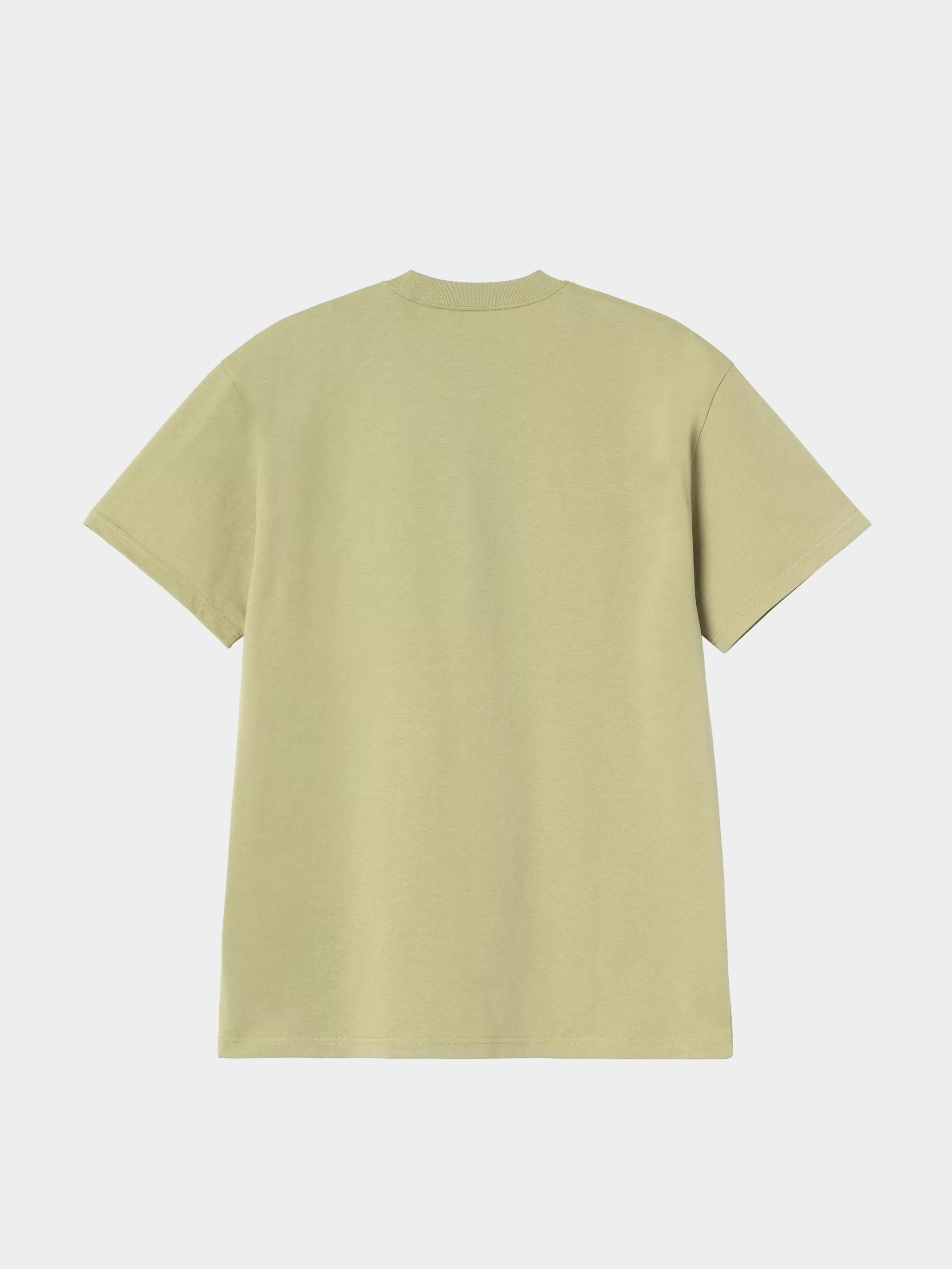Carhartt WIP T-Shirt Longhand Pocket (gentle green/white)