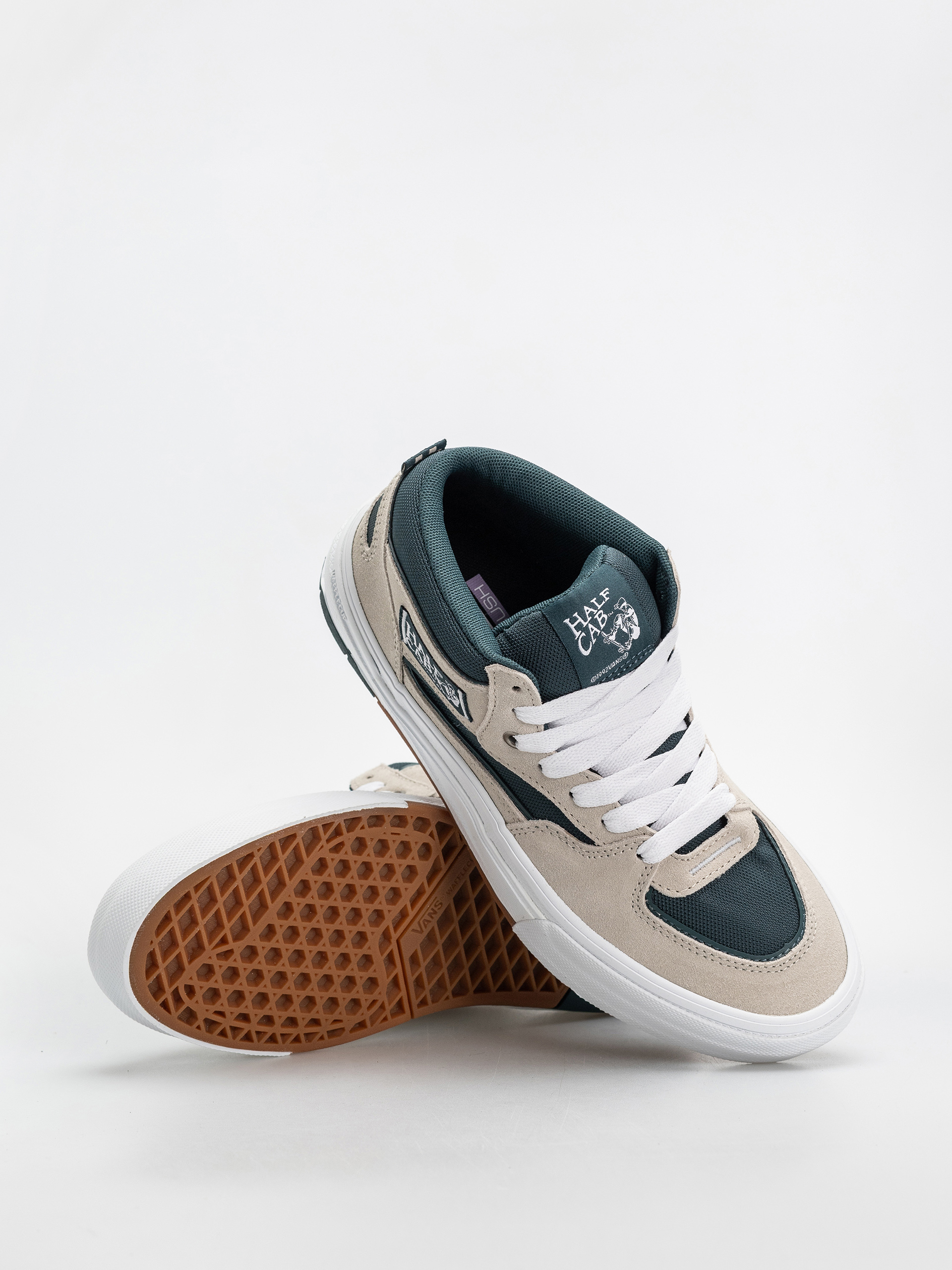 Vans Skate Half Cab Wafflecup Schuhe (oatmeal/deep te)