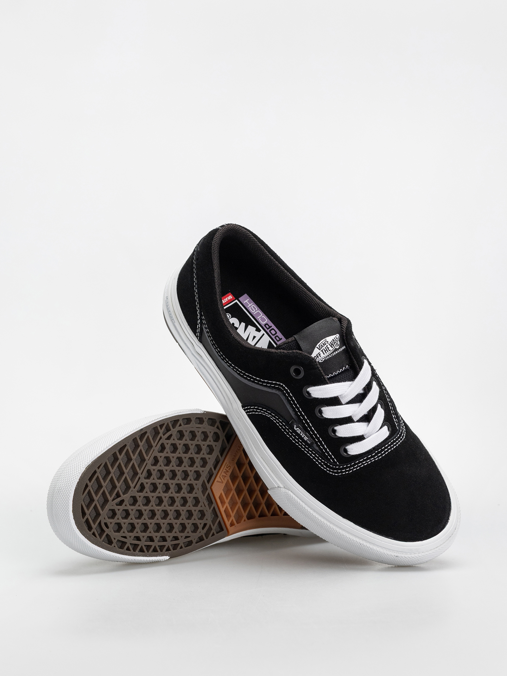 Vans Skate Era Wafflecup Shoes (black/white)