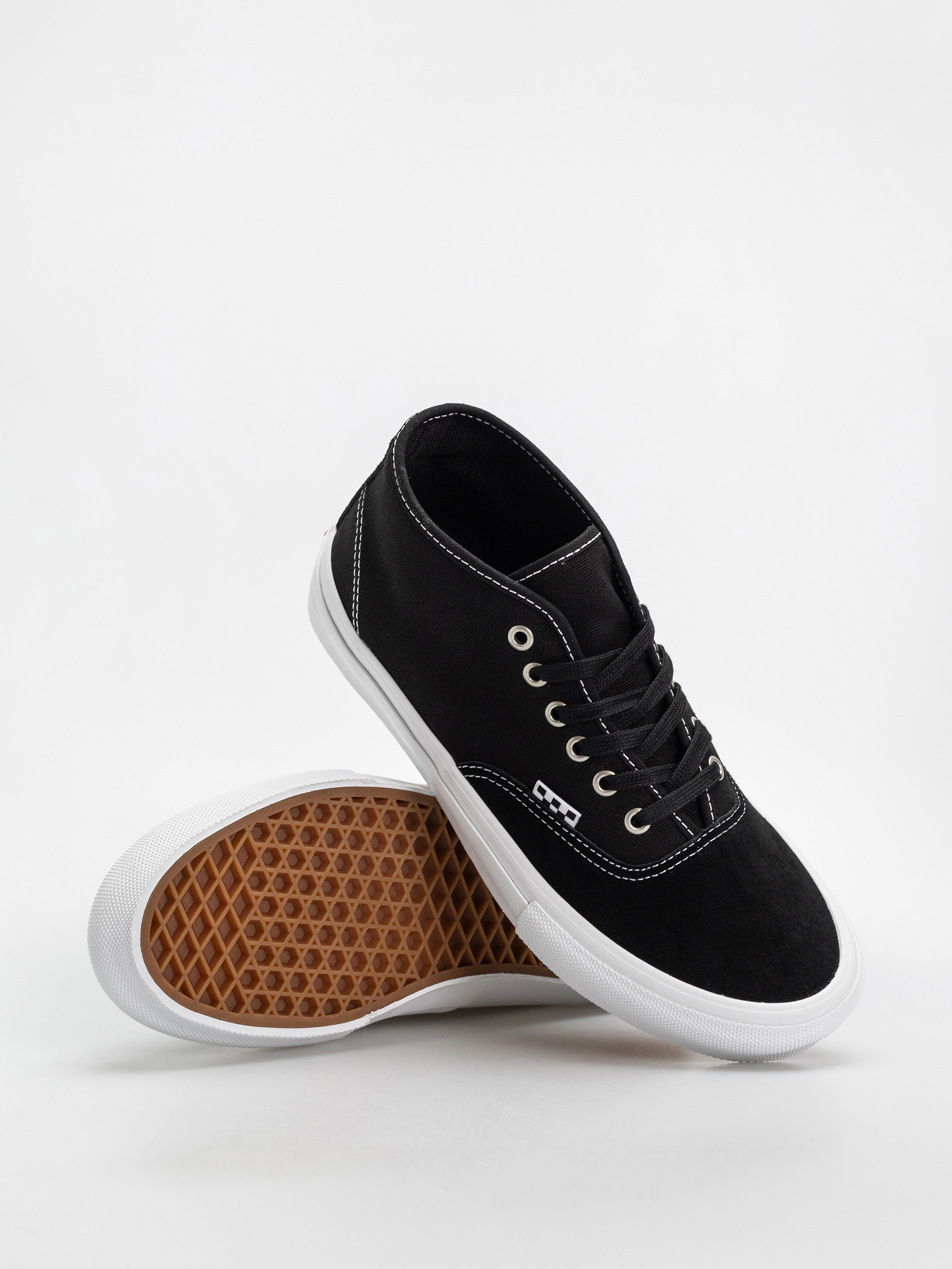 Vans Skate Authentic Mid Schuhe (black/white)