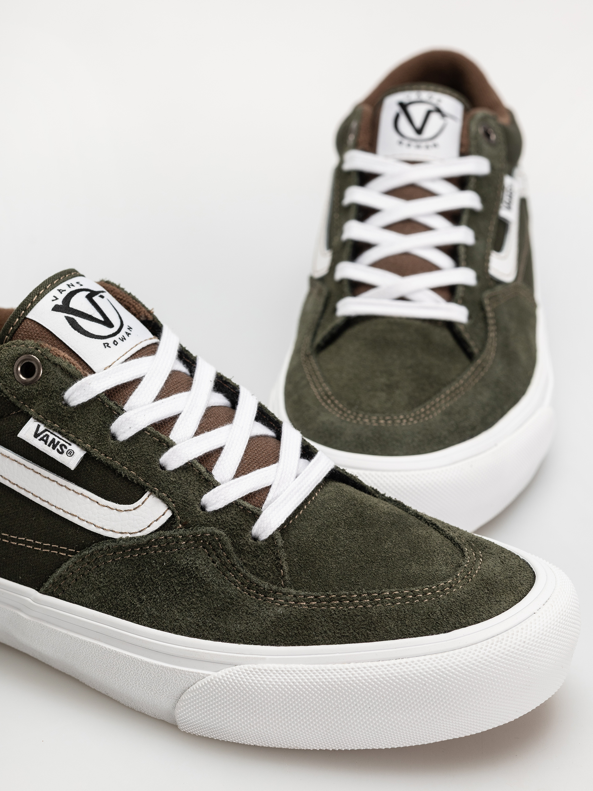 Vans Skate Rowan Shoes (green/brown)