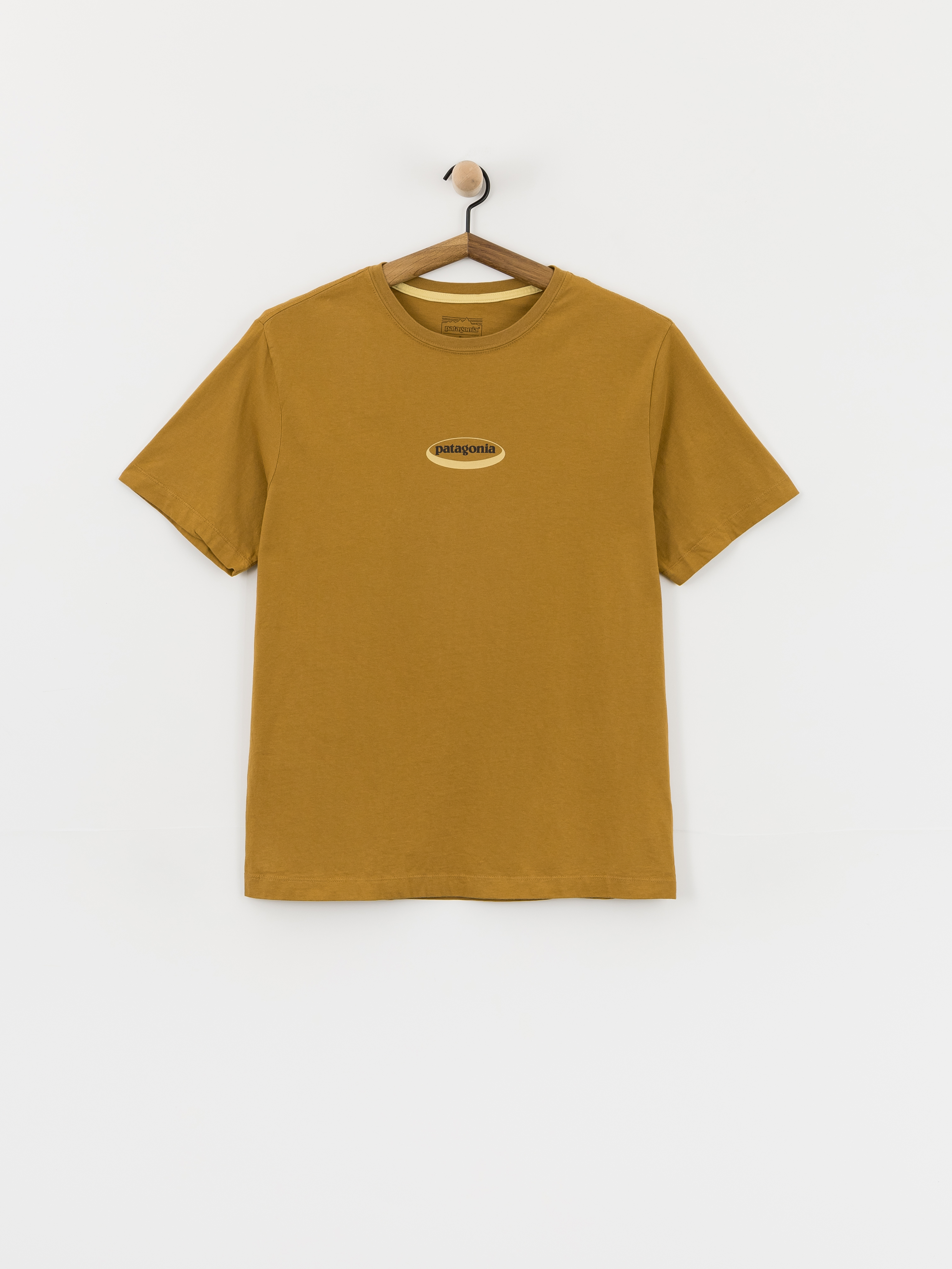 Patagonia 95 Oval Logo T-Shirt - brown (bobcat brown/sunshine)