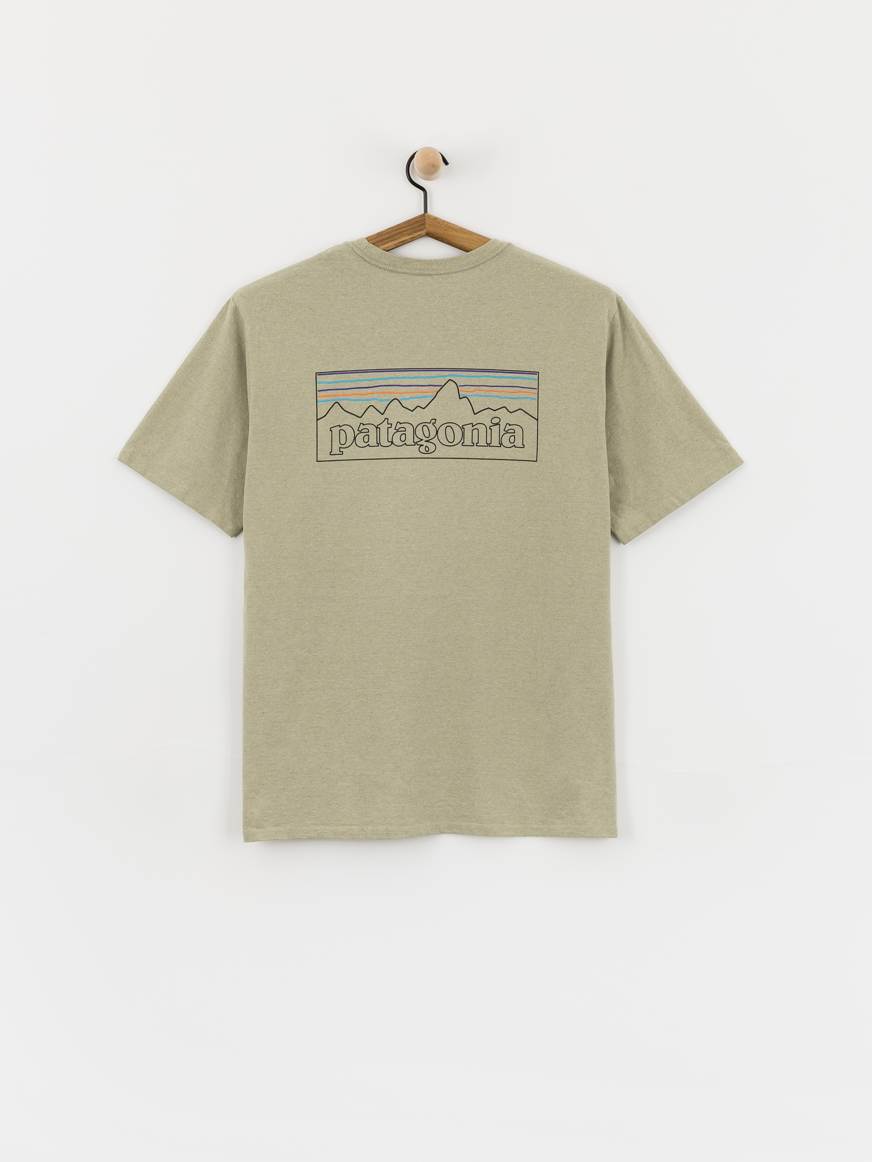 Patagonia P 6 Logo Responsibili T-Shirt (p 6 outline/gumtree green)