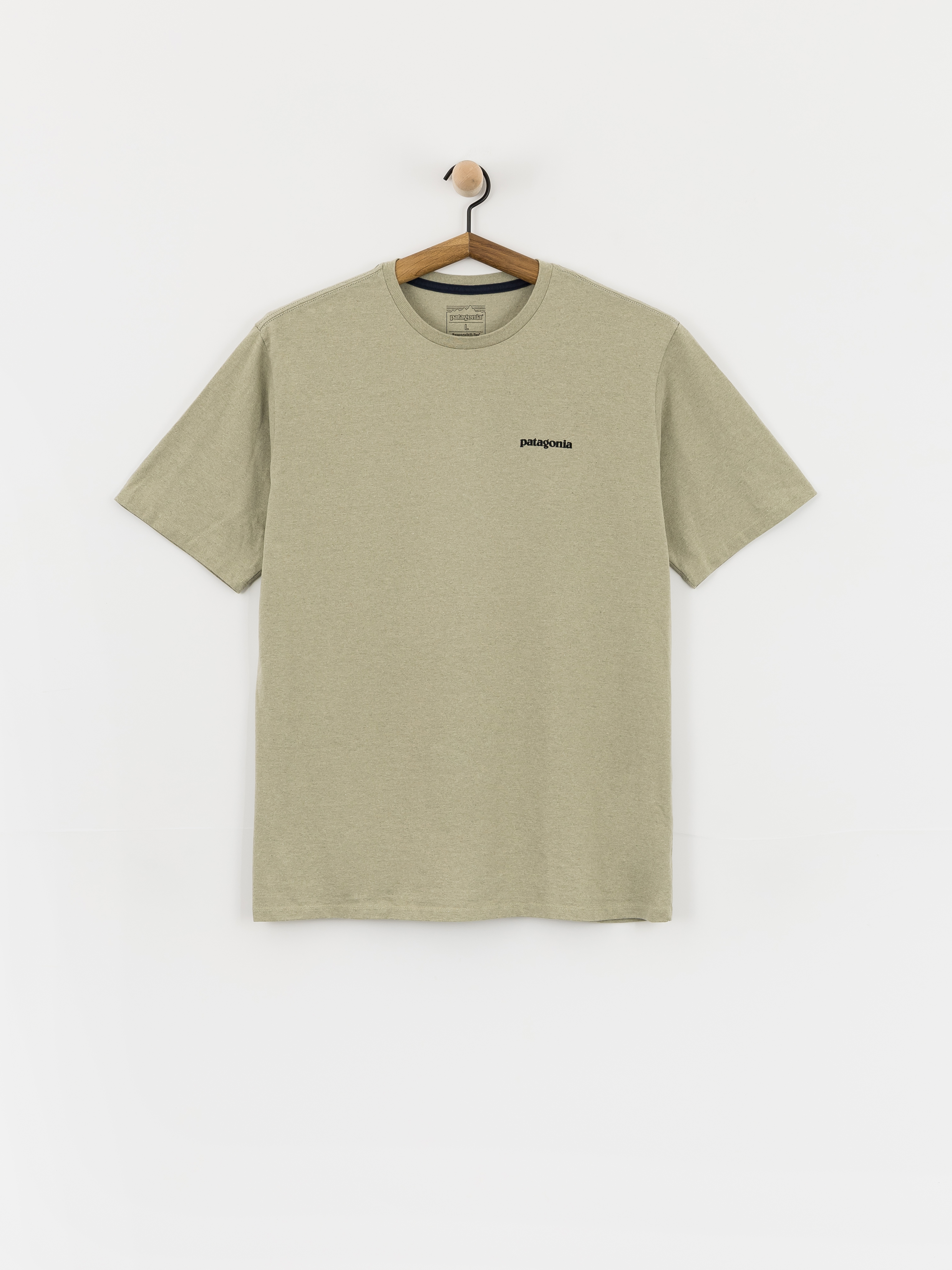 Patagonia P 6 Logo Responsibili T-Shirt (p 6 outline/gumtree green)