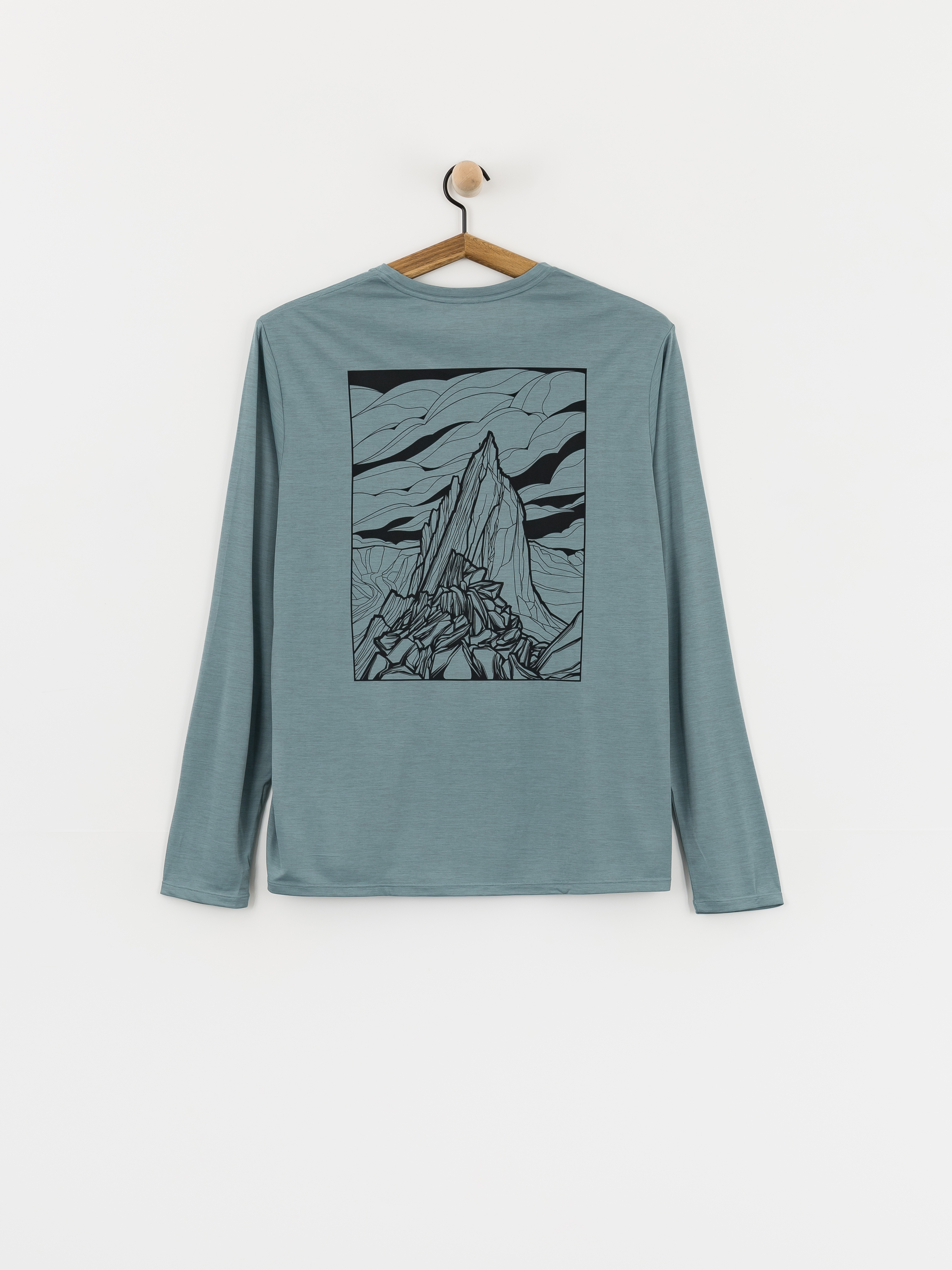 Patagonia Capilene Cool Cloud Crag Longsleeve (blue sage/light blue sage)