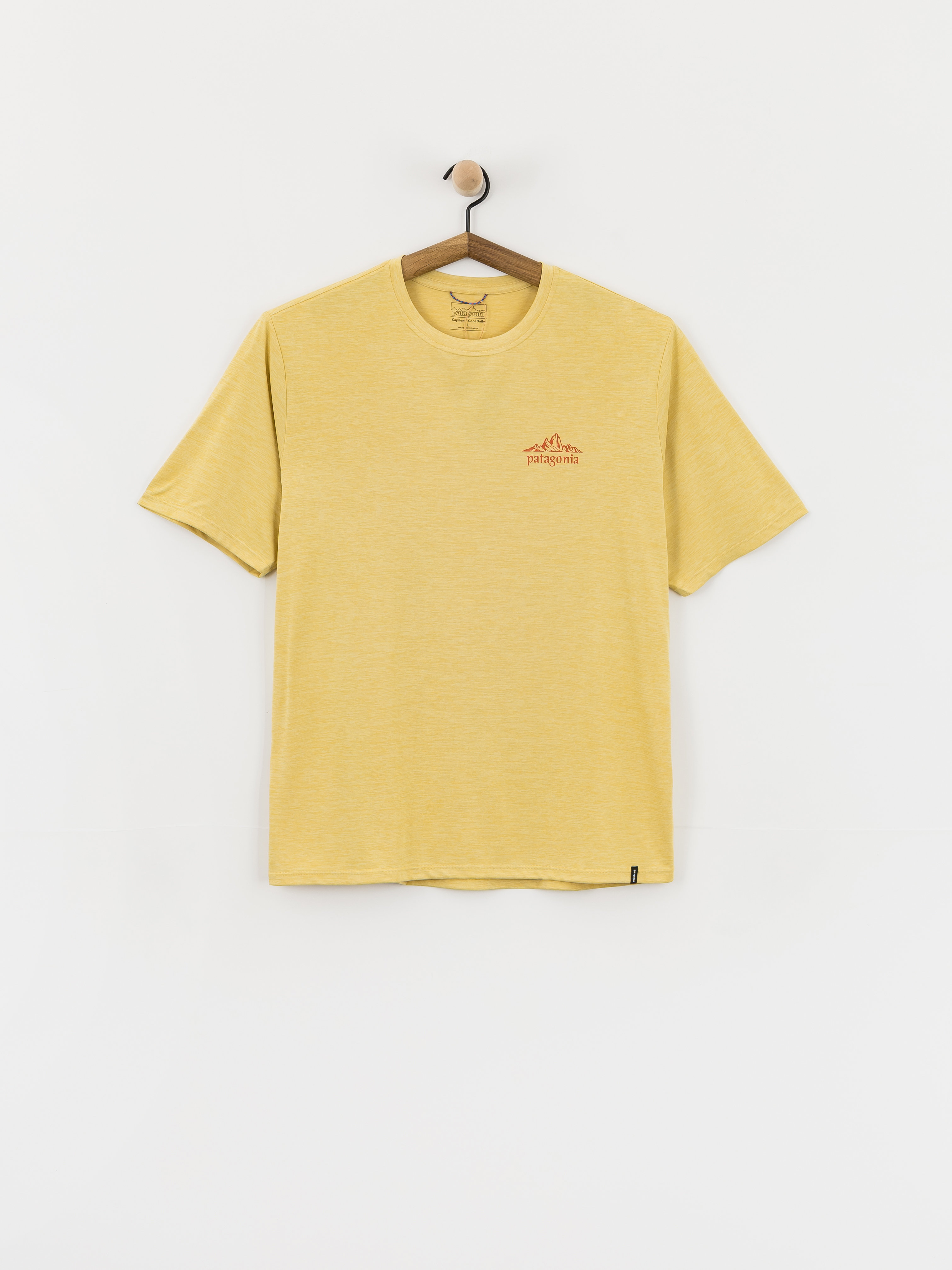 Patagonia Capilene Cool Cloud Crag T-Shirt (limestone yellow/light limestone yellow)