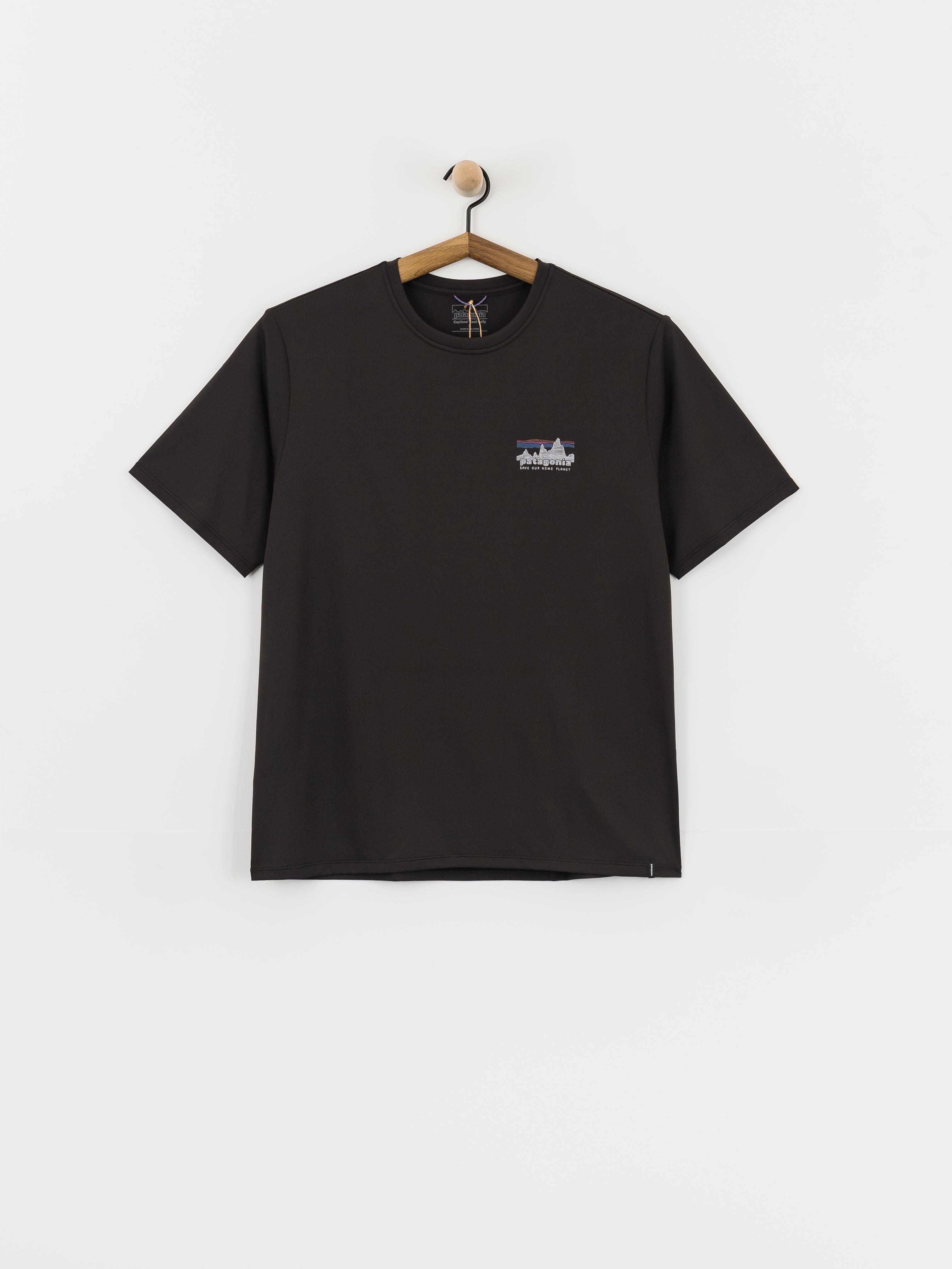 Patagonia Capilene Cool '73 Skyline T-Shirt (black)