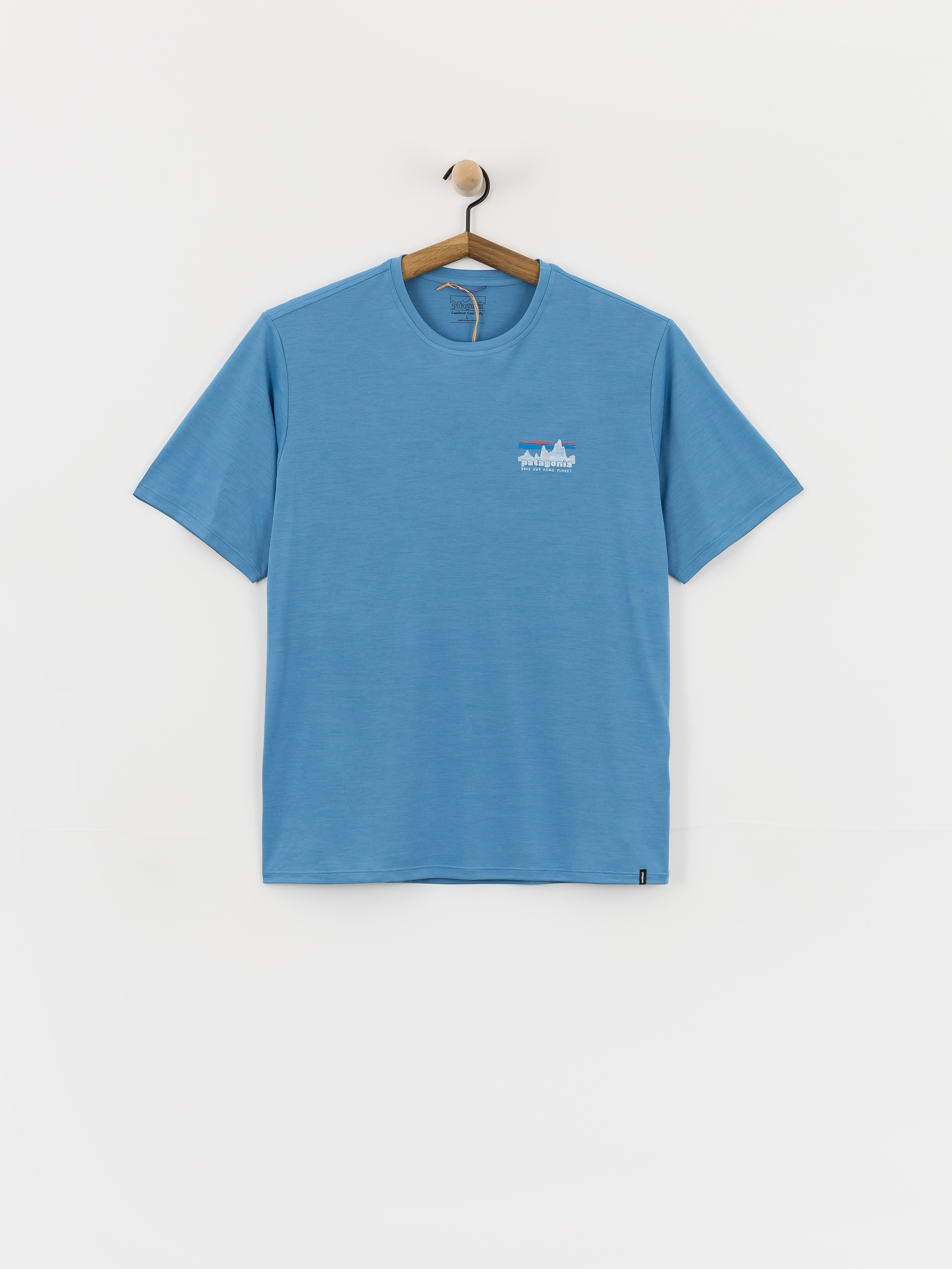Patagonia Capilene Cool '73 Skyline T-Shirt (shore blue/light shore blue)