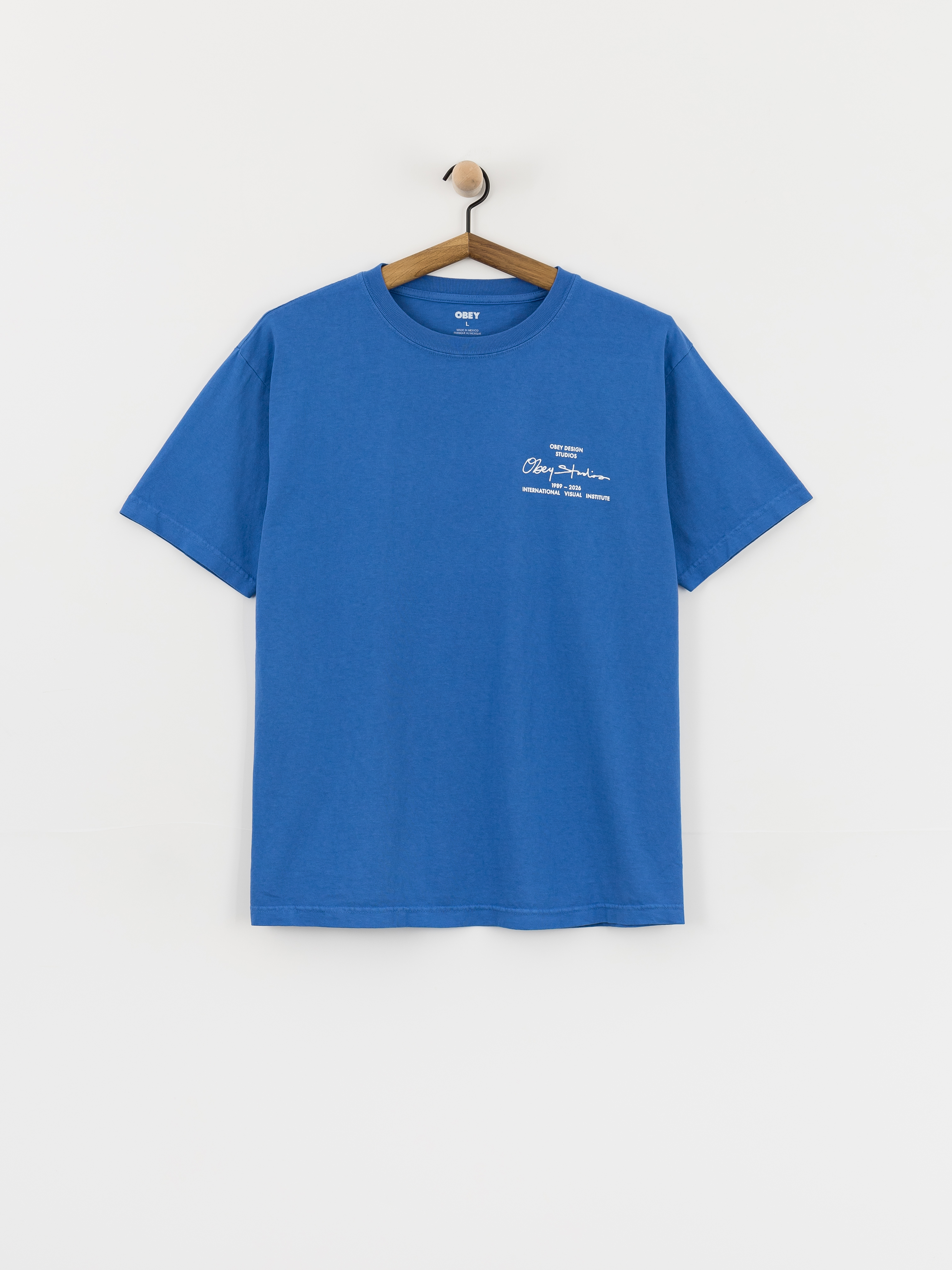 OBEY Institute T-Shirt (pigment electric indigo)