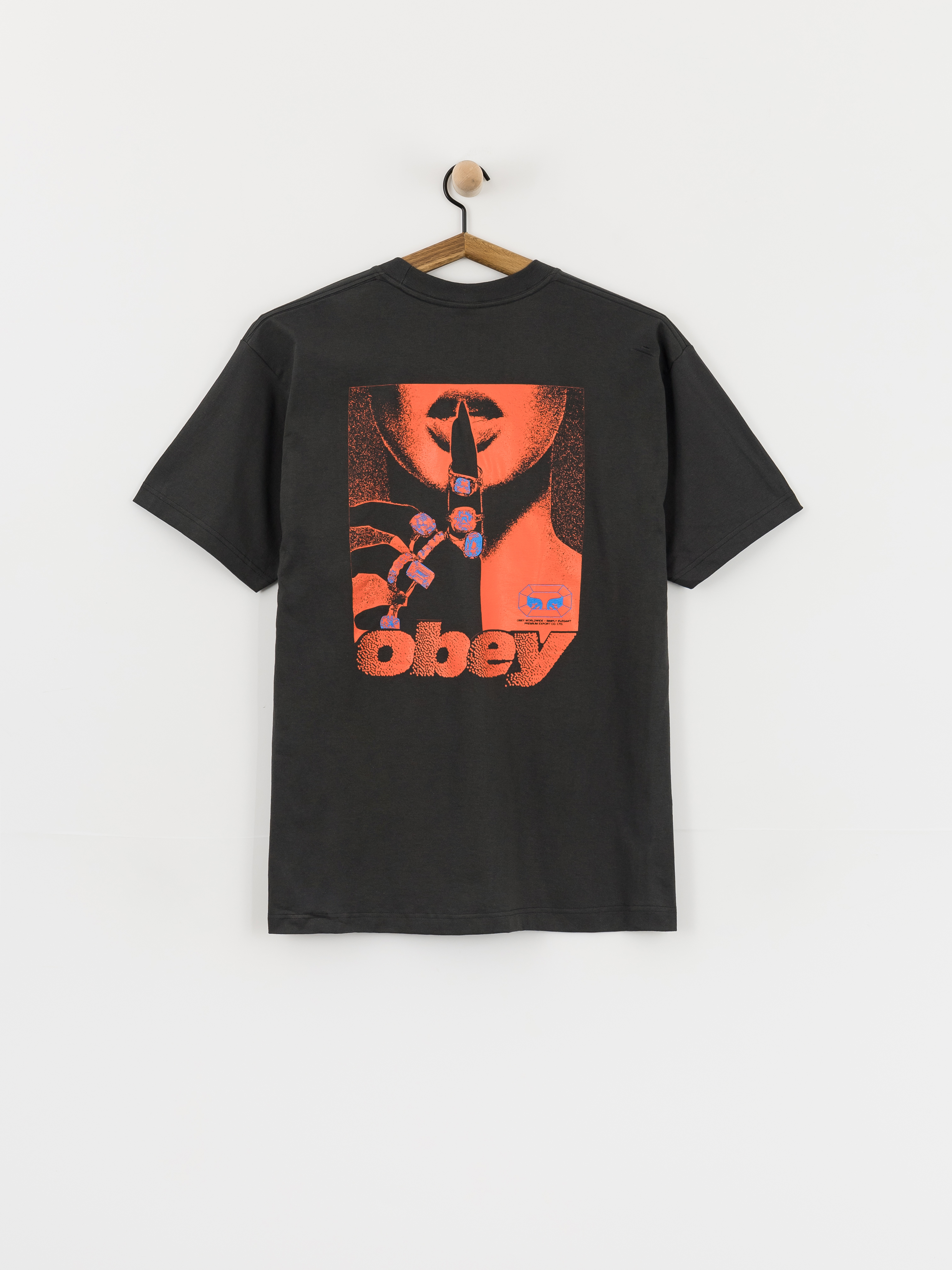 OBEY Exports T-Shirt (vintage black)