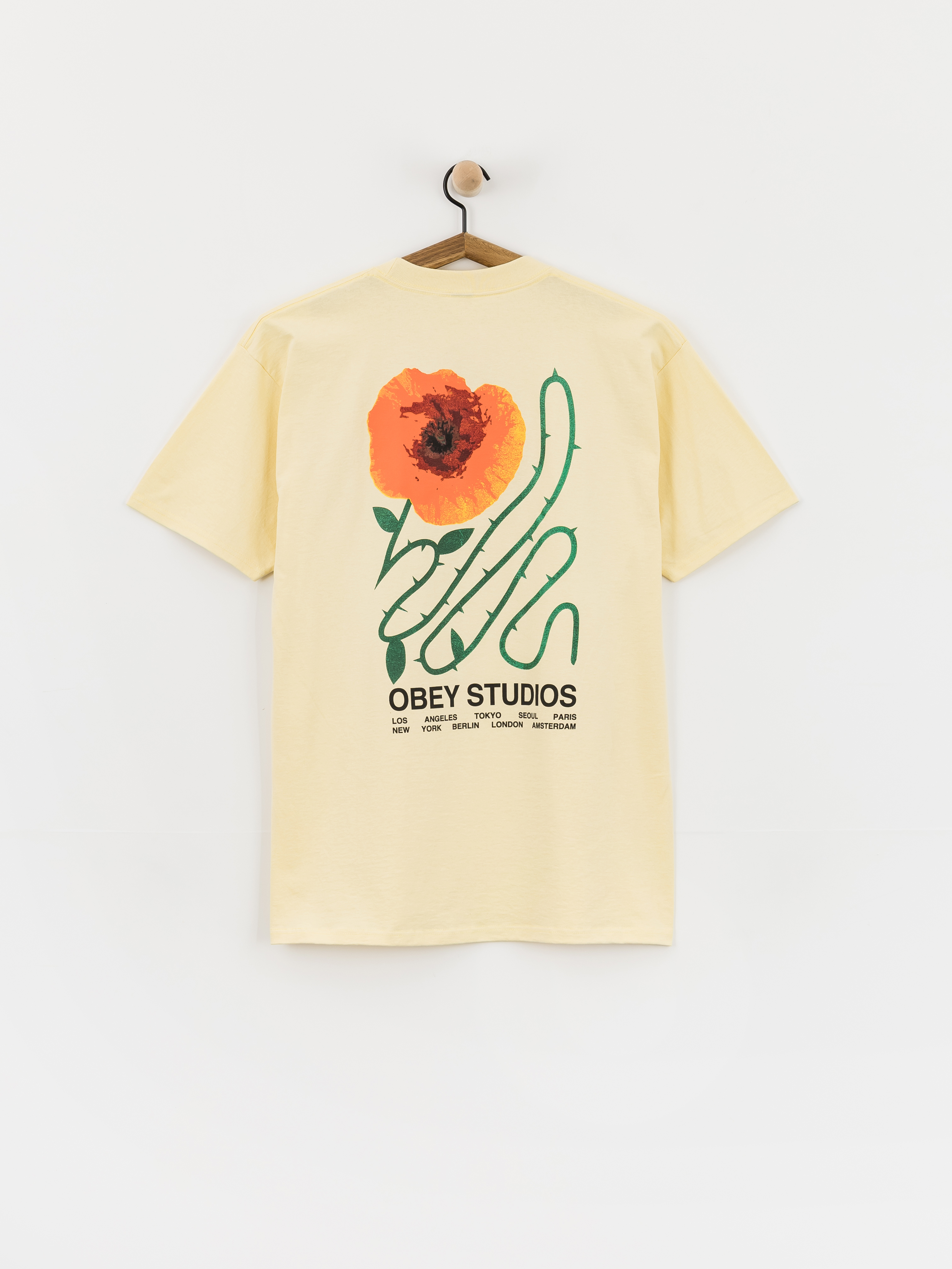 OBEY Moves Of Life T-Shirt (pale yellow)