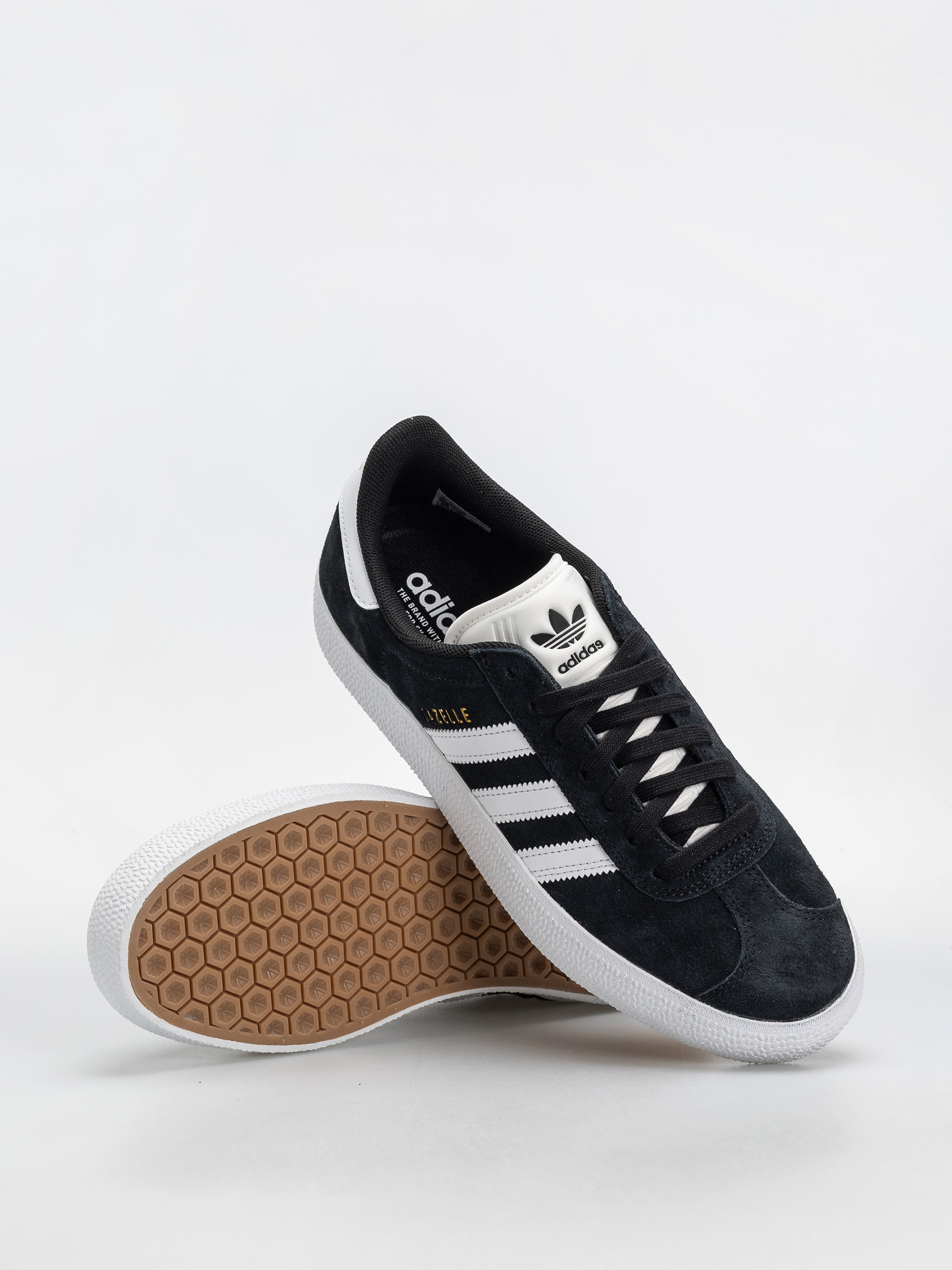 adidas Gazelle Adv Schuhe (cblack/ftwwht/goldmt)