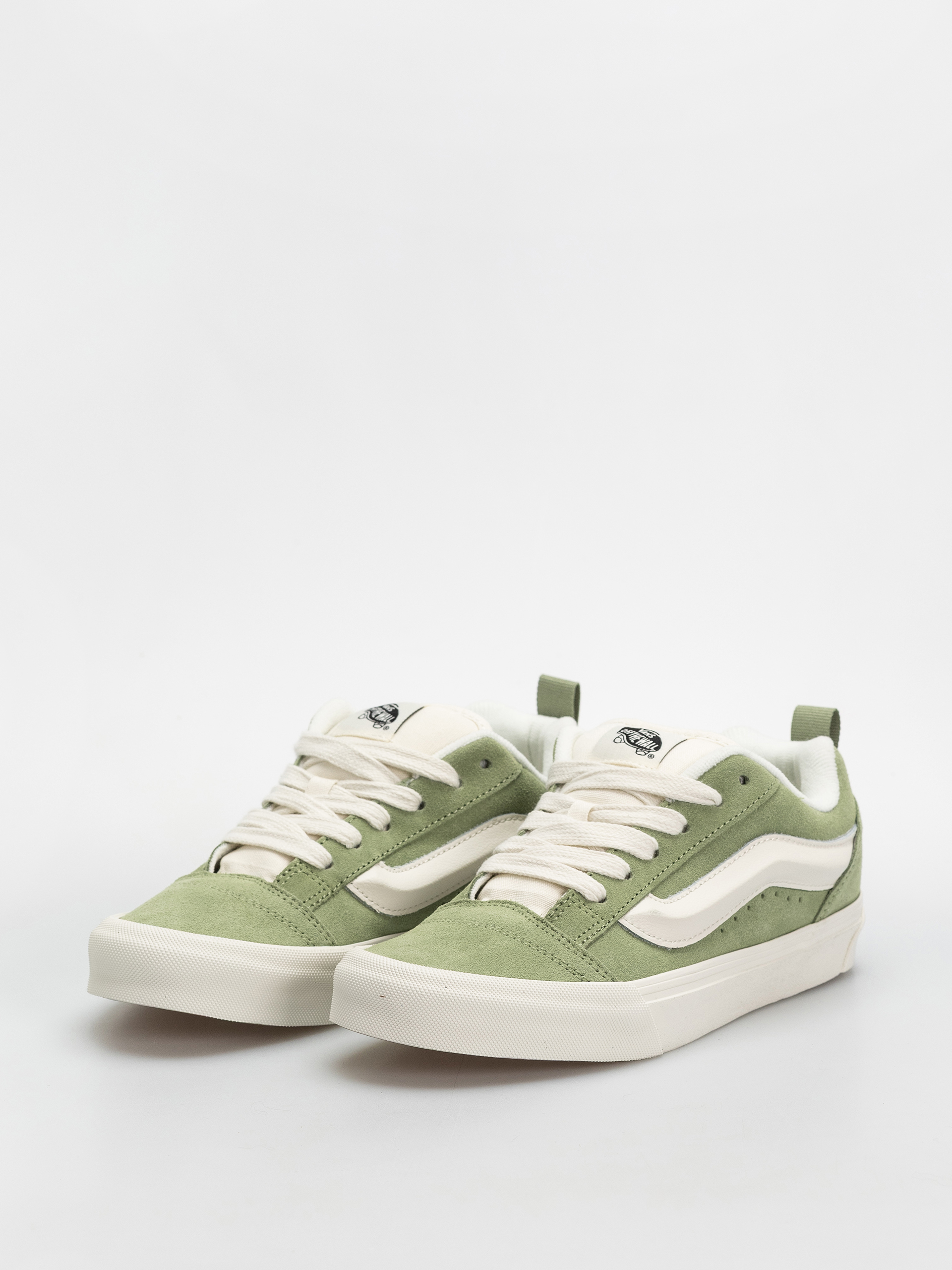 Vans Knu Skool Shoes (suede neutral olive)