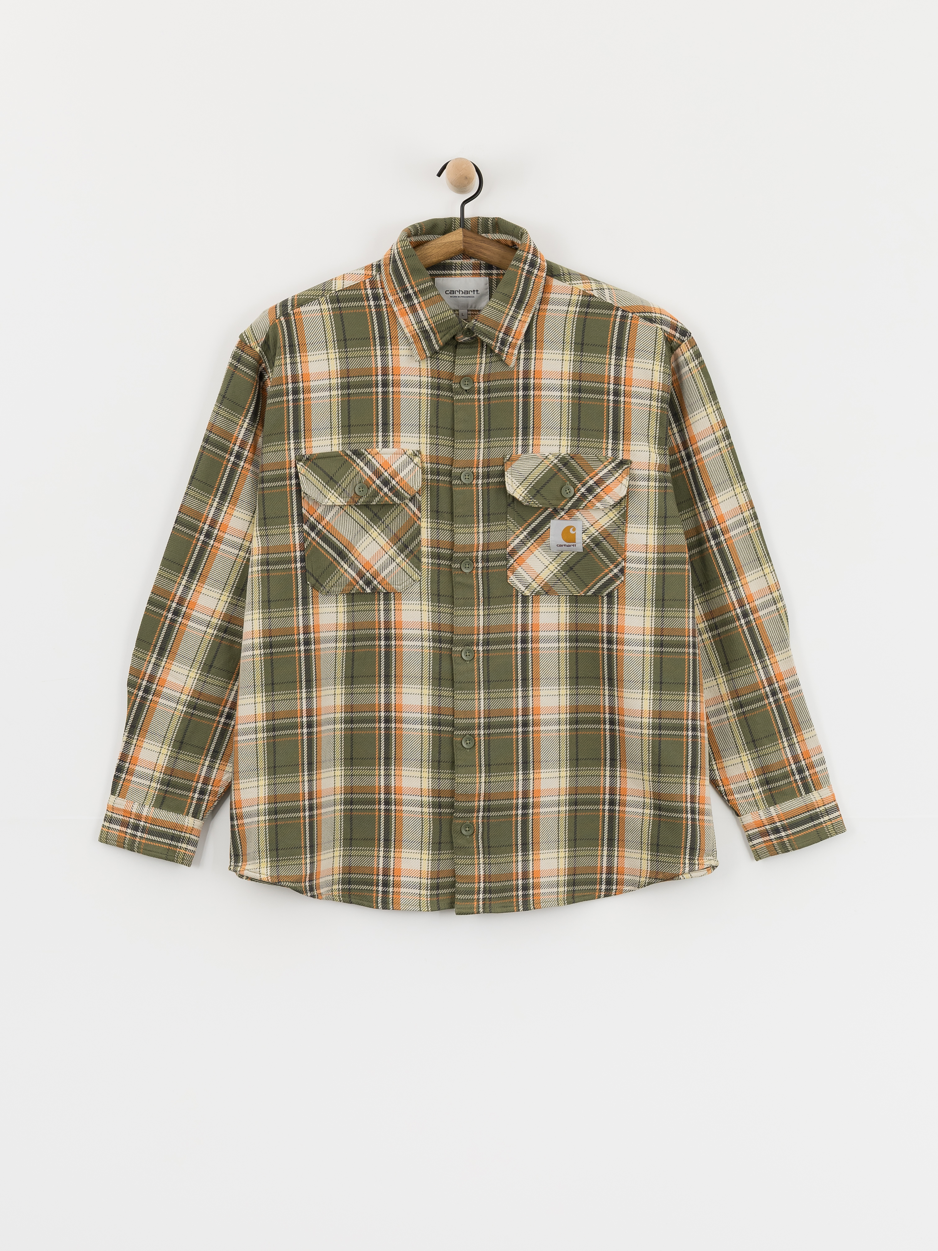 Carhartt WIP Tunick Shirt - green (tunick check/dollar green)