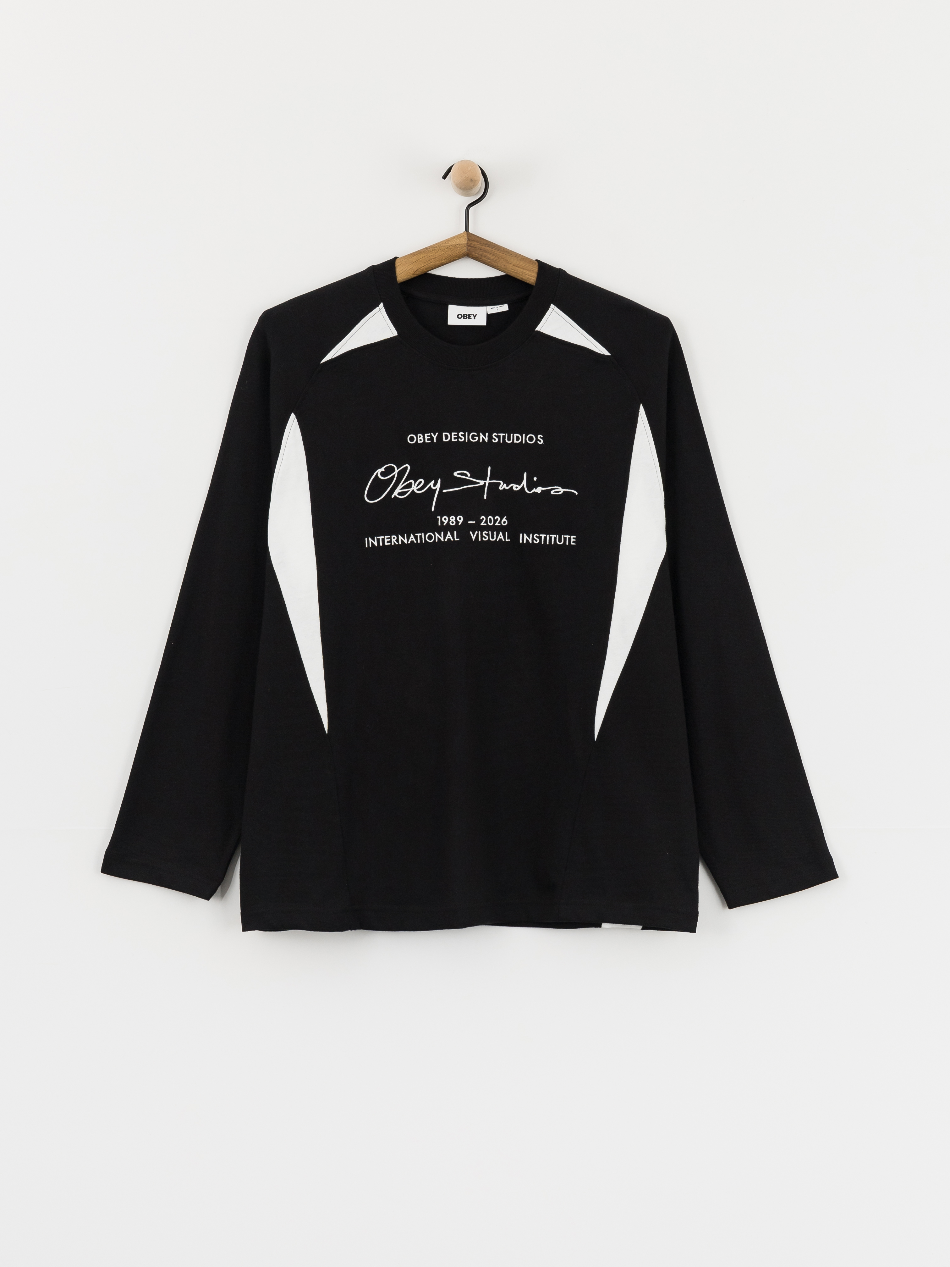 OBEY League Longsleeve (black multi)