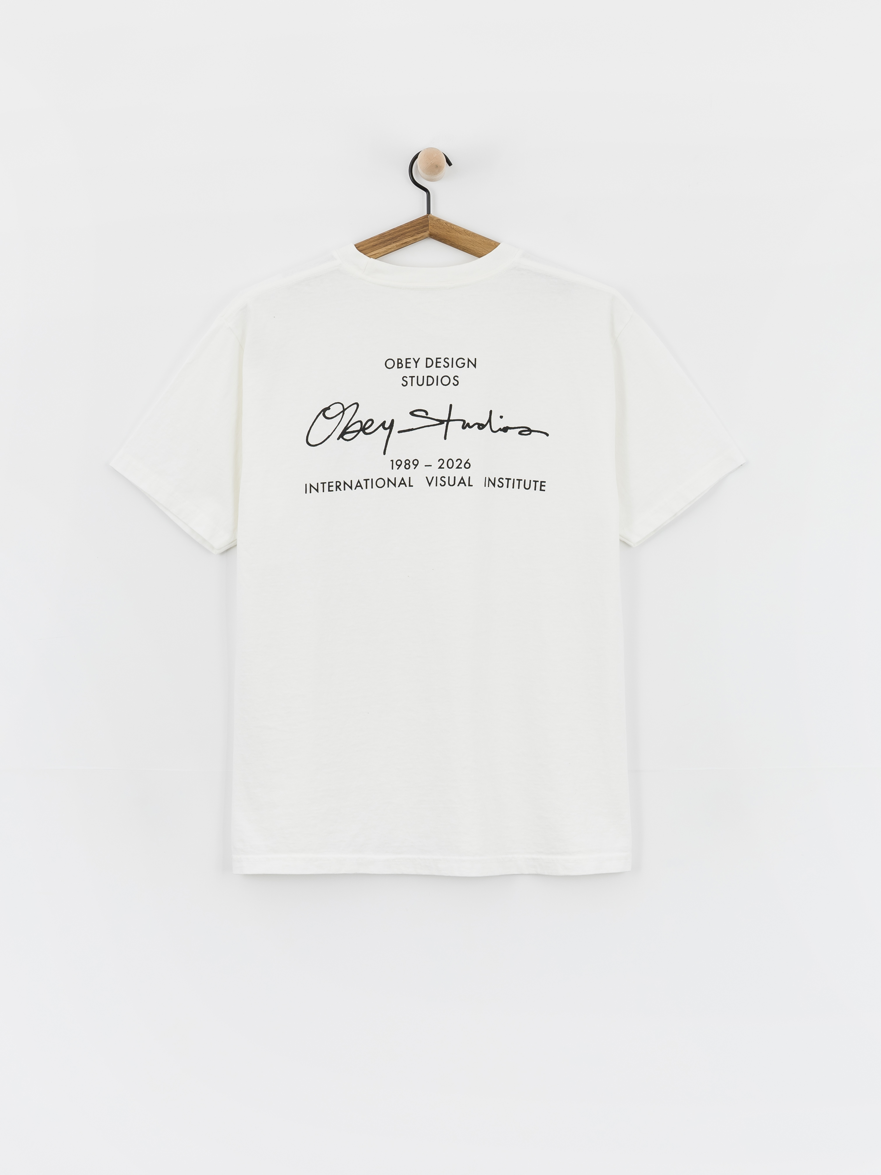 OBEY Institute T-Shirt (pigment vintage white)