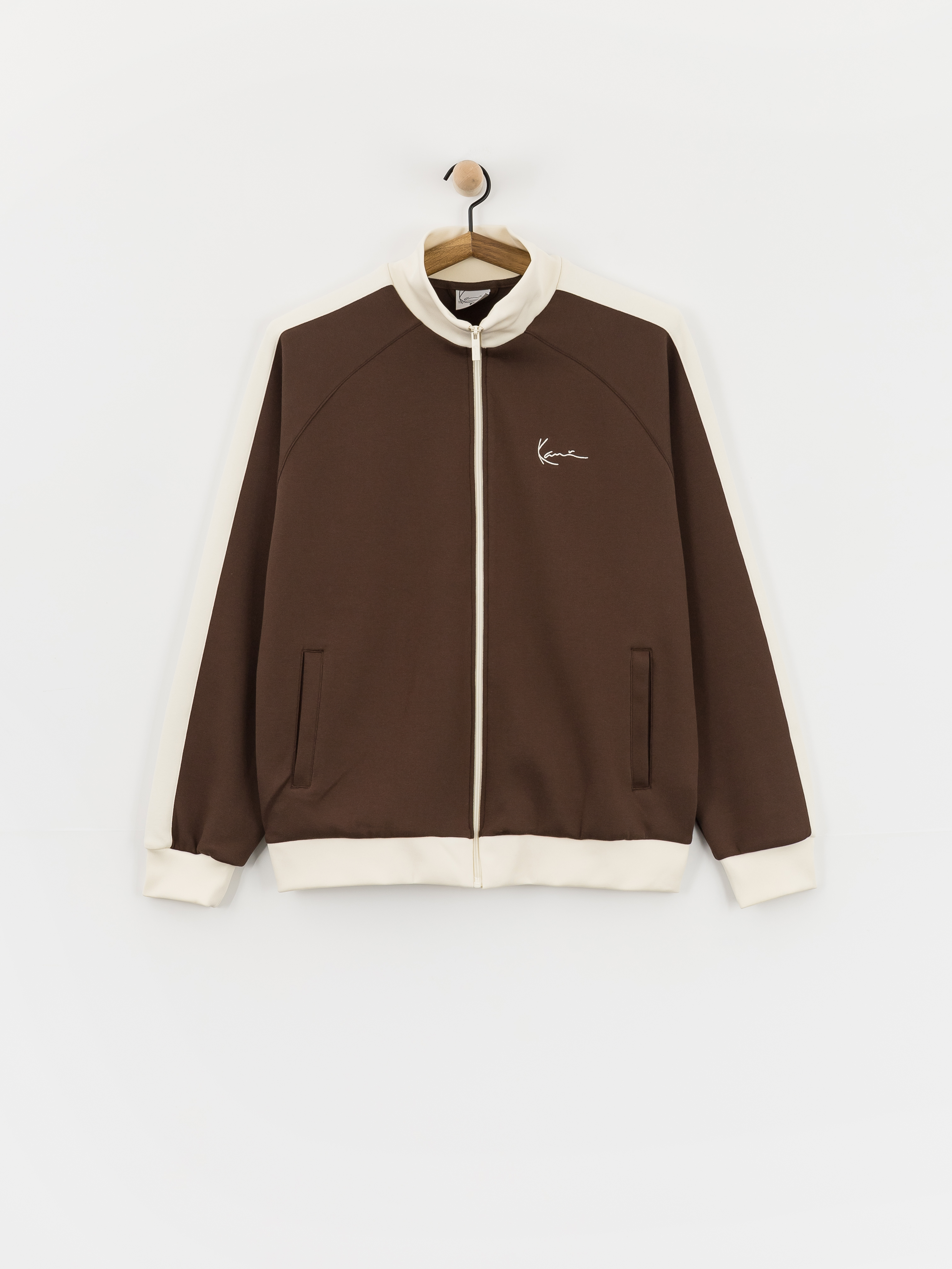 Karl Kani Signature Sidestripe Pique Sweatshirt (brown)