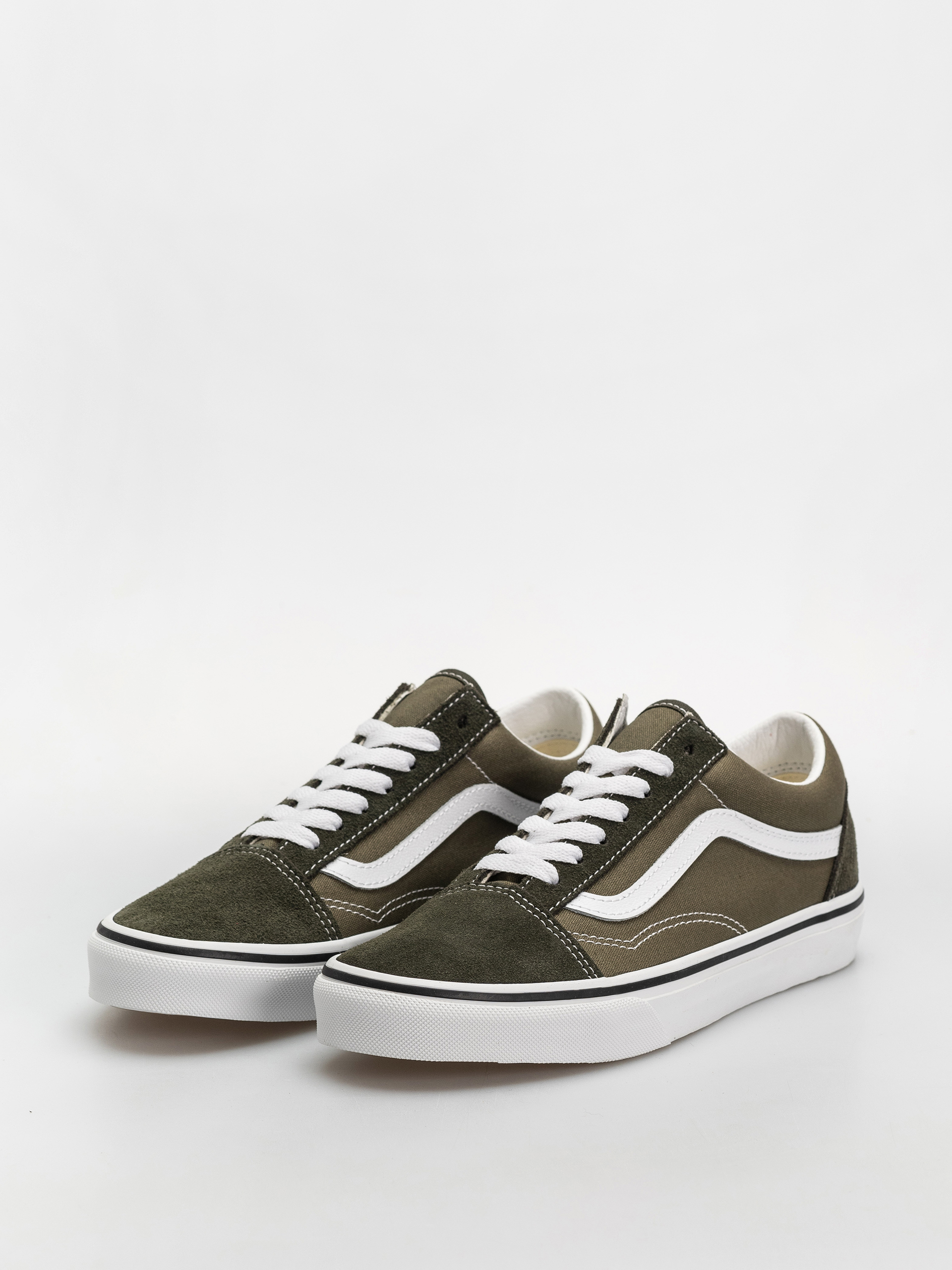 Vans Old Skool Shoes (2 tone obsidian fern)