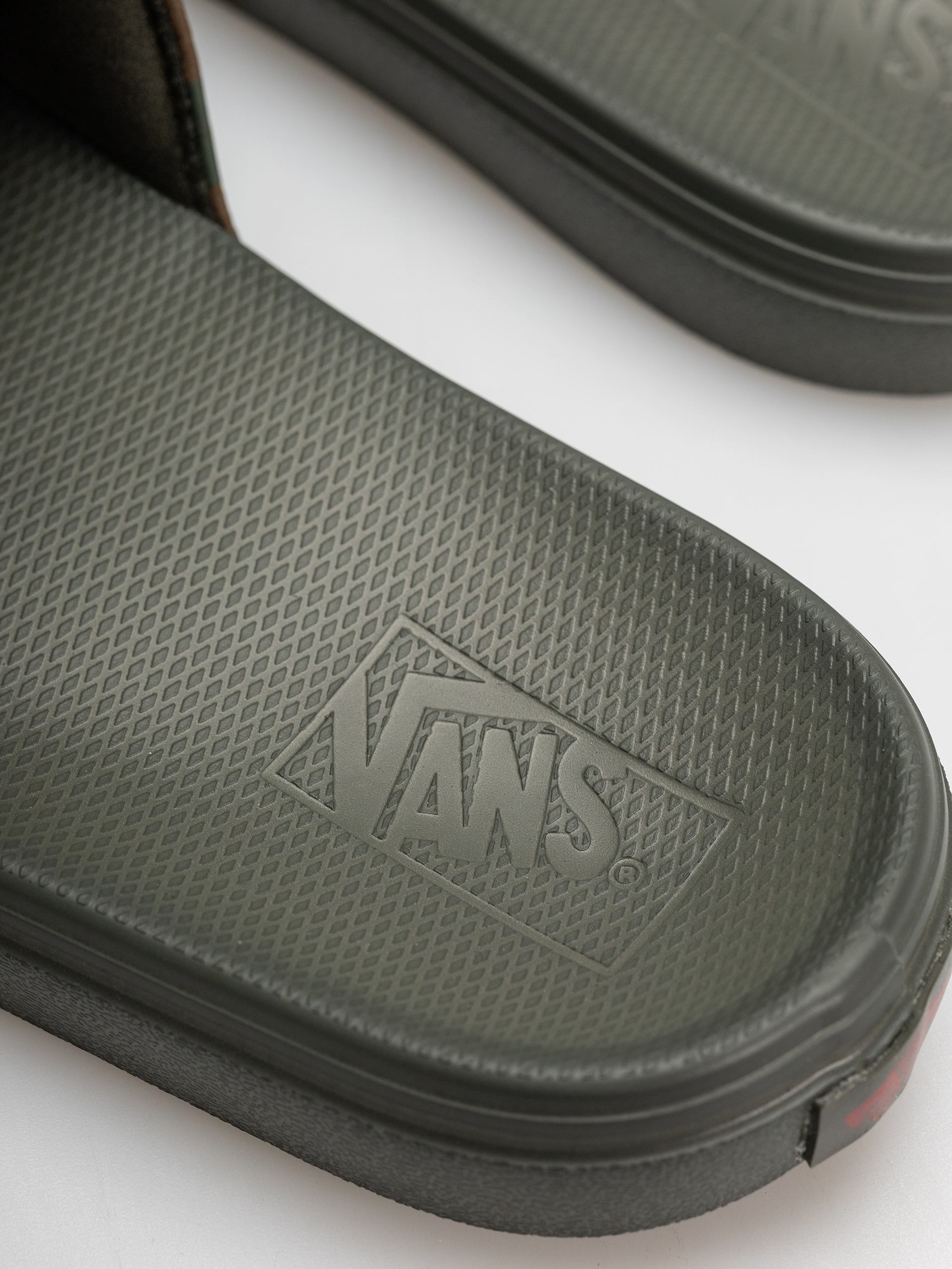 Vans La Costa Slide On Flip Flops (obsidian fern)