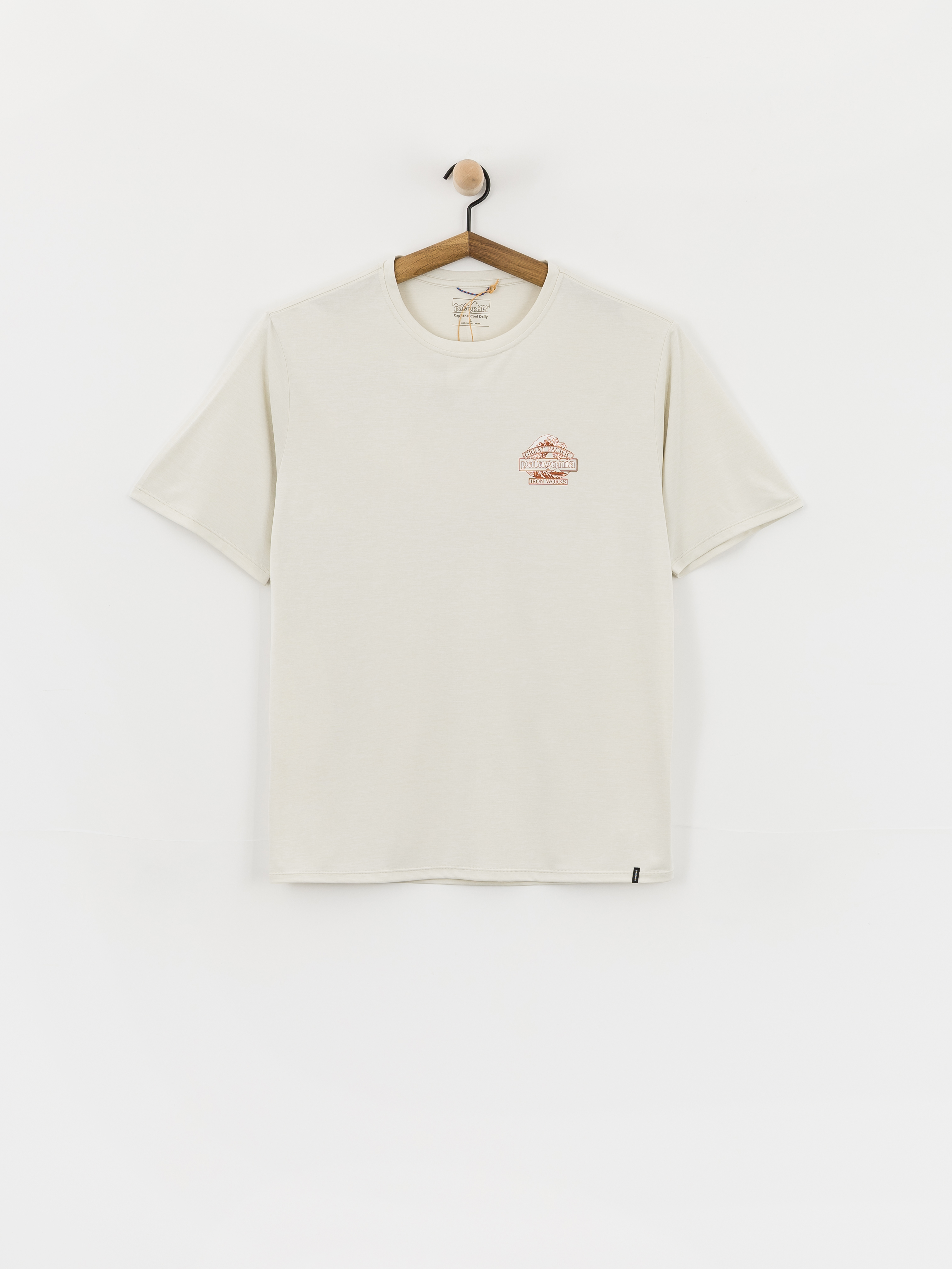 Patagonia Capilene Cool Great Waves T-Shirt (dyno white)
