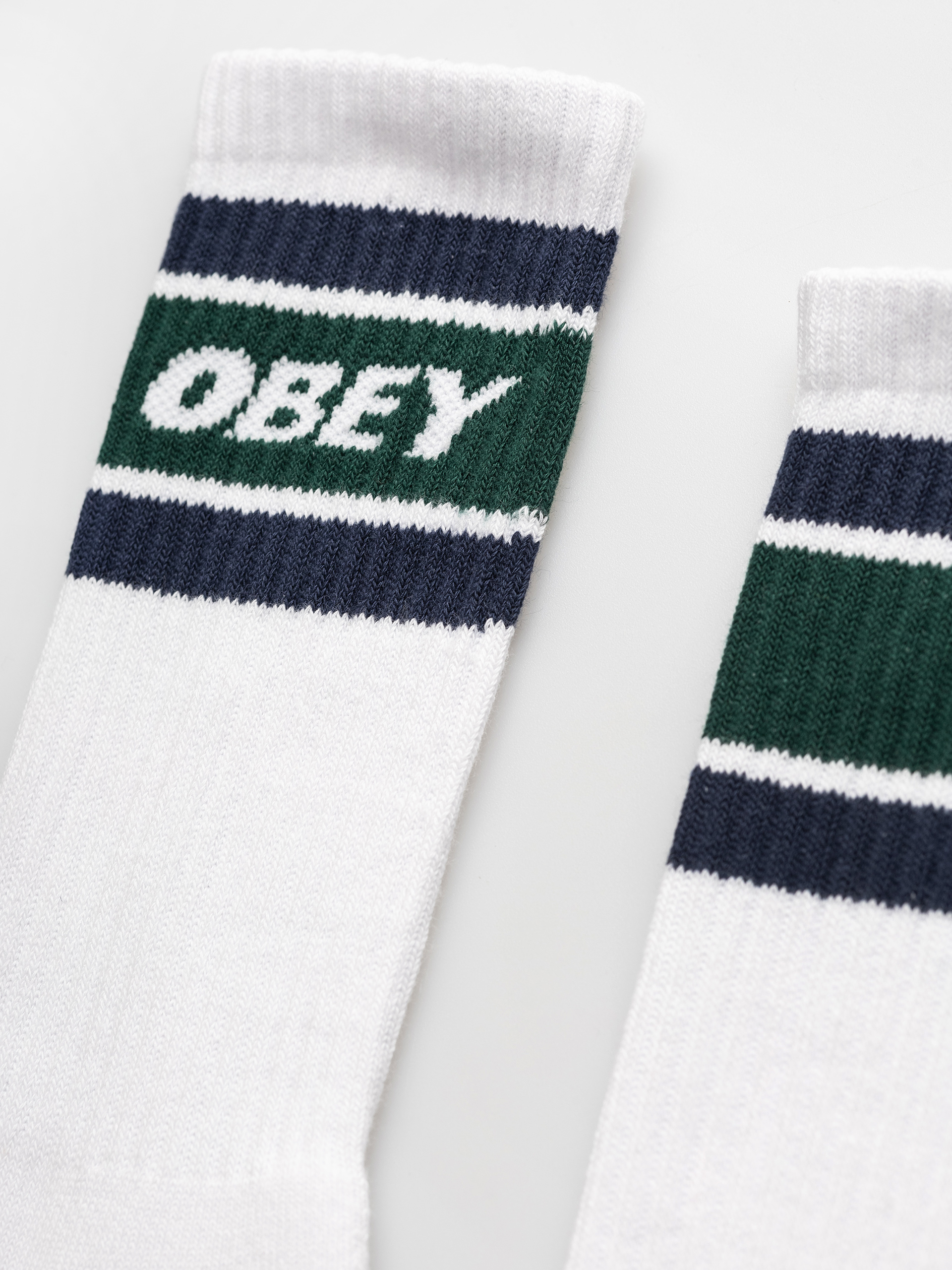 OBEY Cooper II Socks (white/eden green)