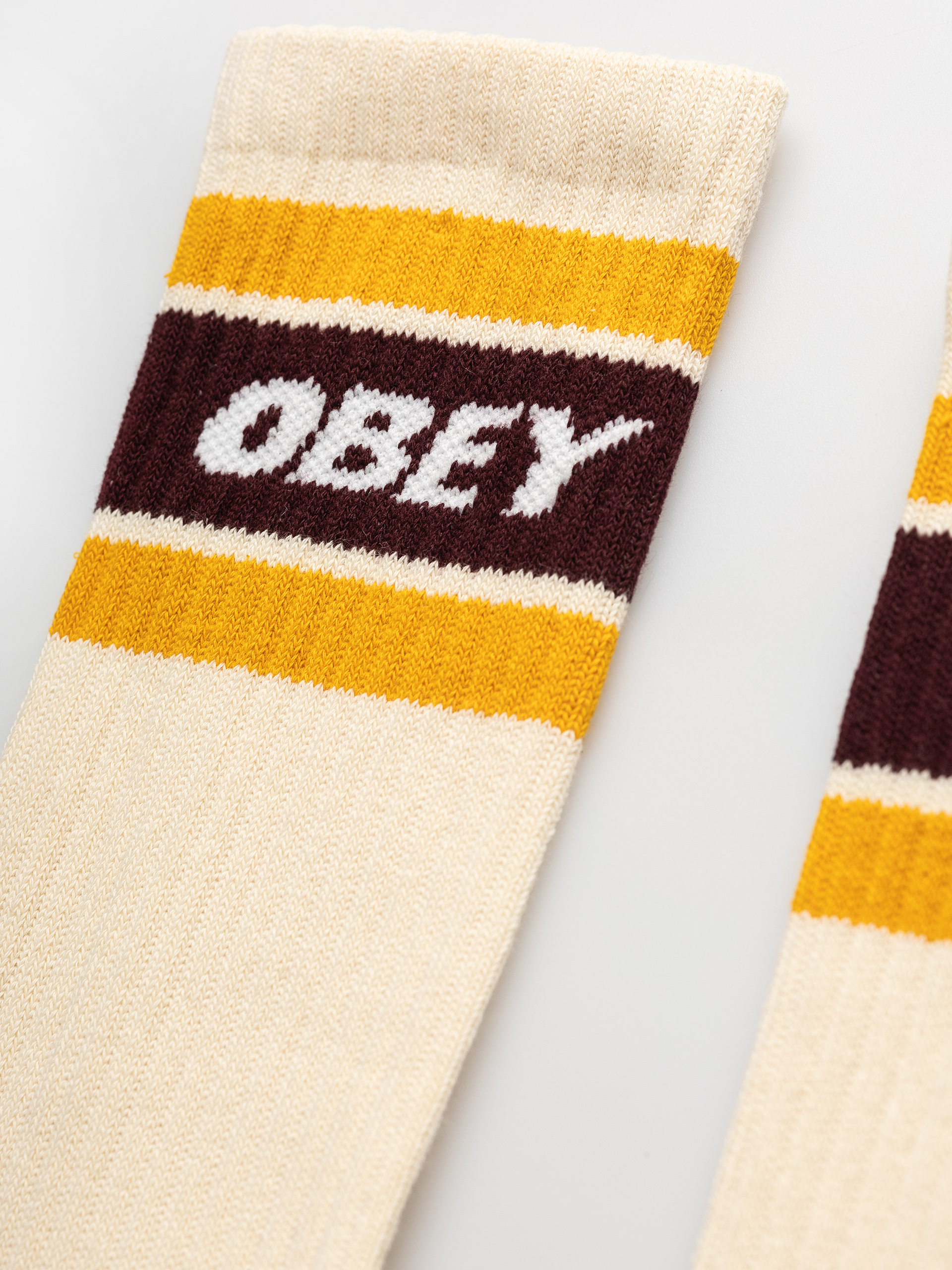 OBEY Cooper II Socks (unbleached/zinfandel)