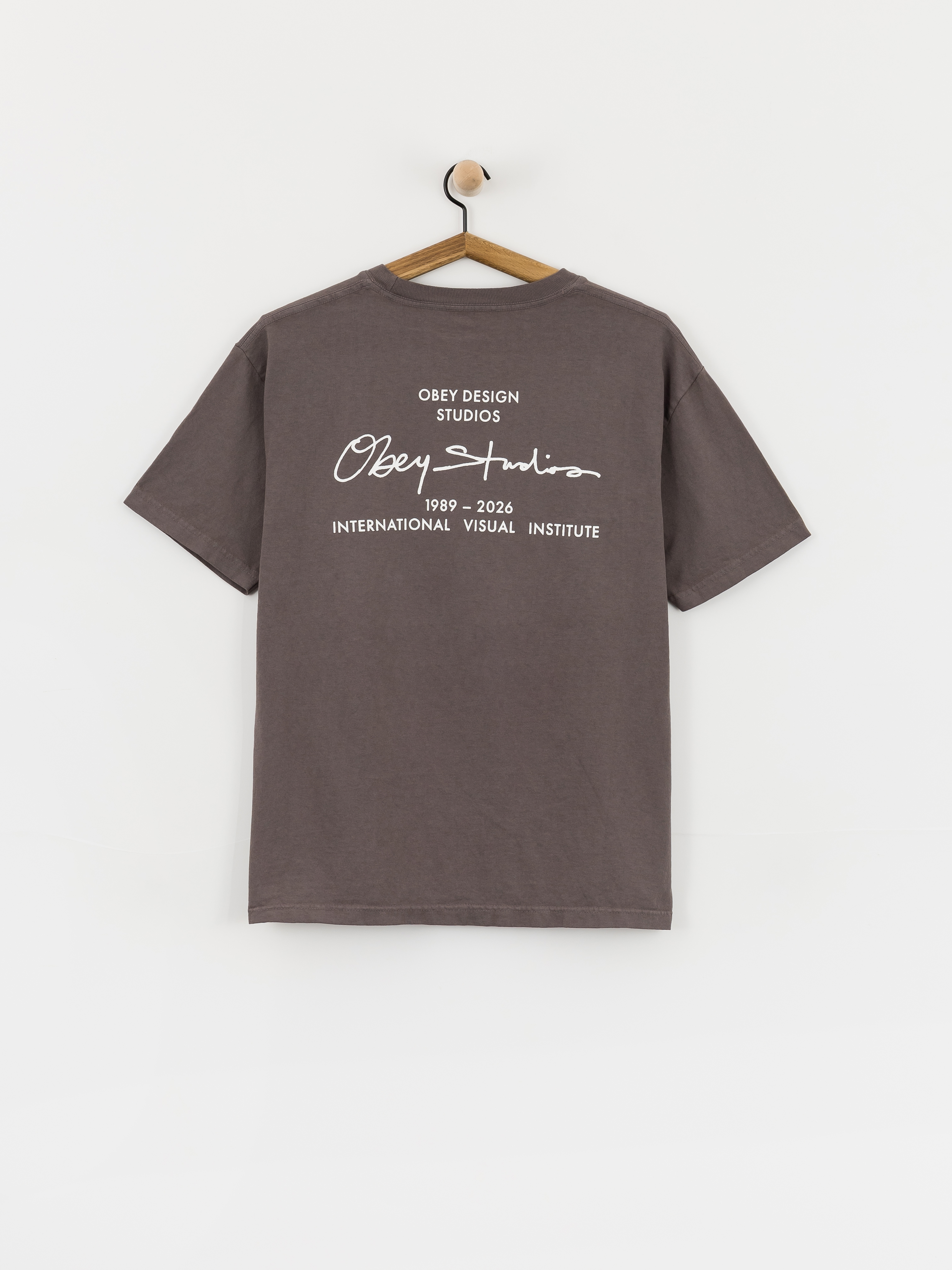 OBEY Institute T-Shirt (pigment dusty black)