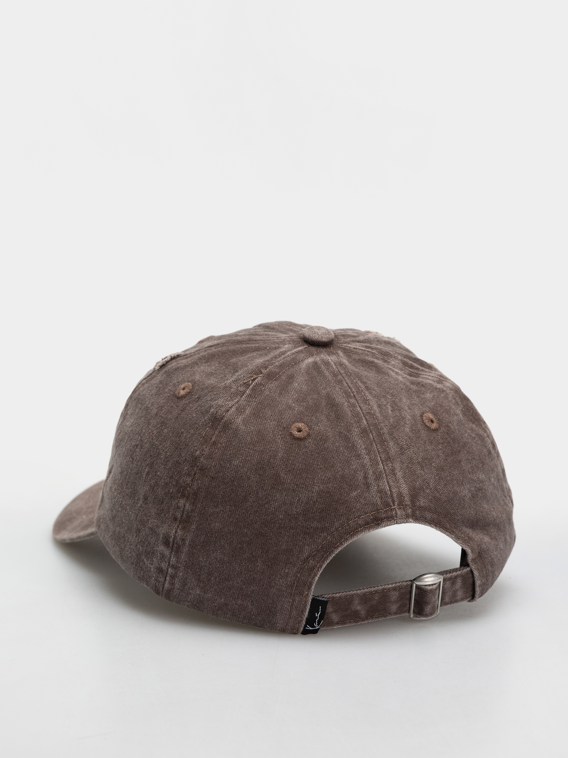 Karl Kani Heritage Distressed Twill Baseball Cap (brown)
