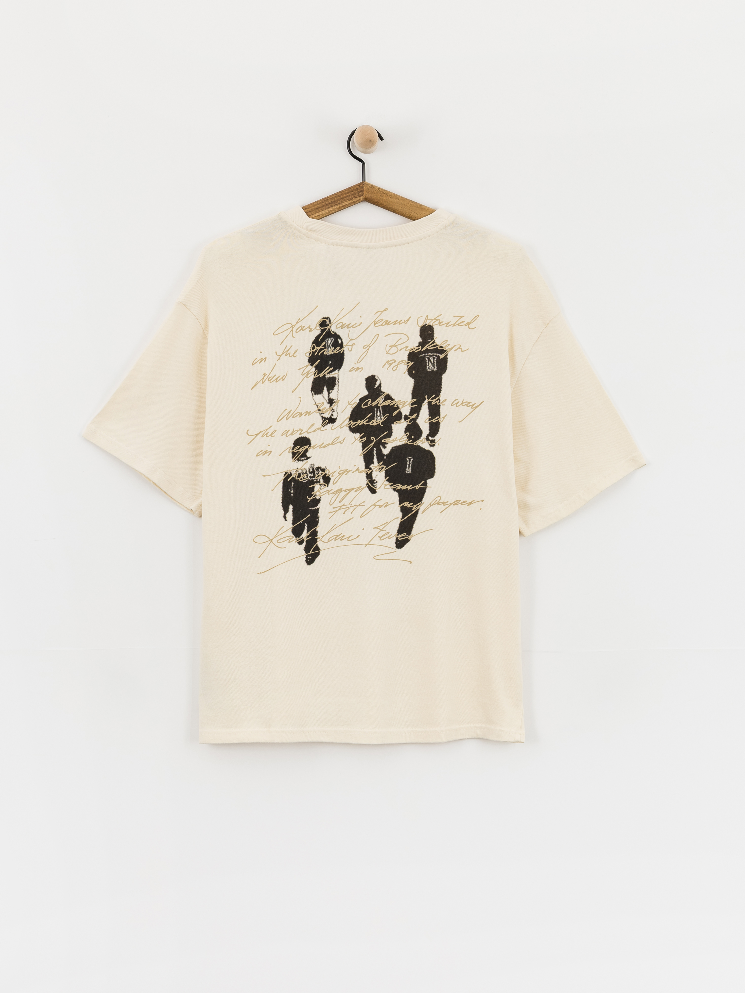 Karl Kani Signature Washed Oversized T-Shirt - beige (white)