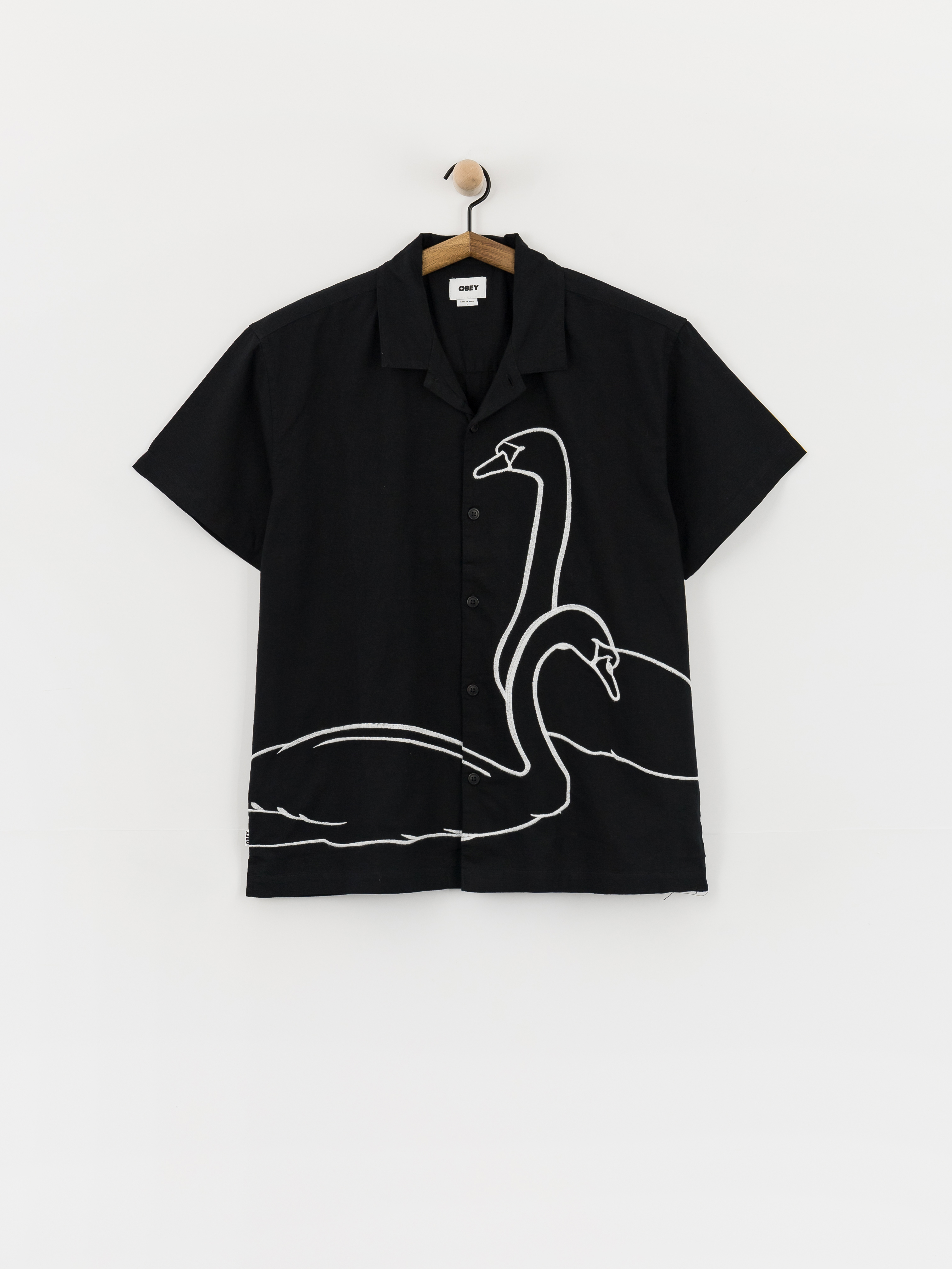 OBEY Cliff Shirt (black)