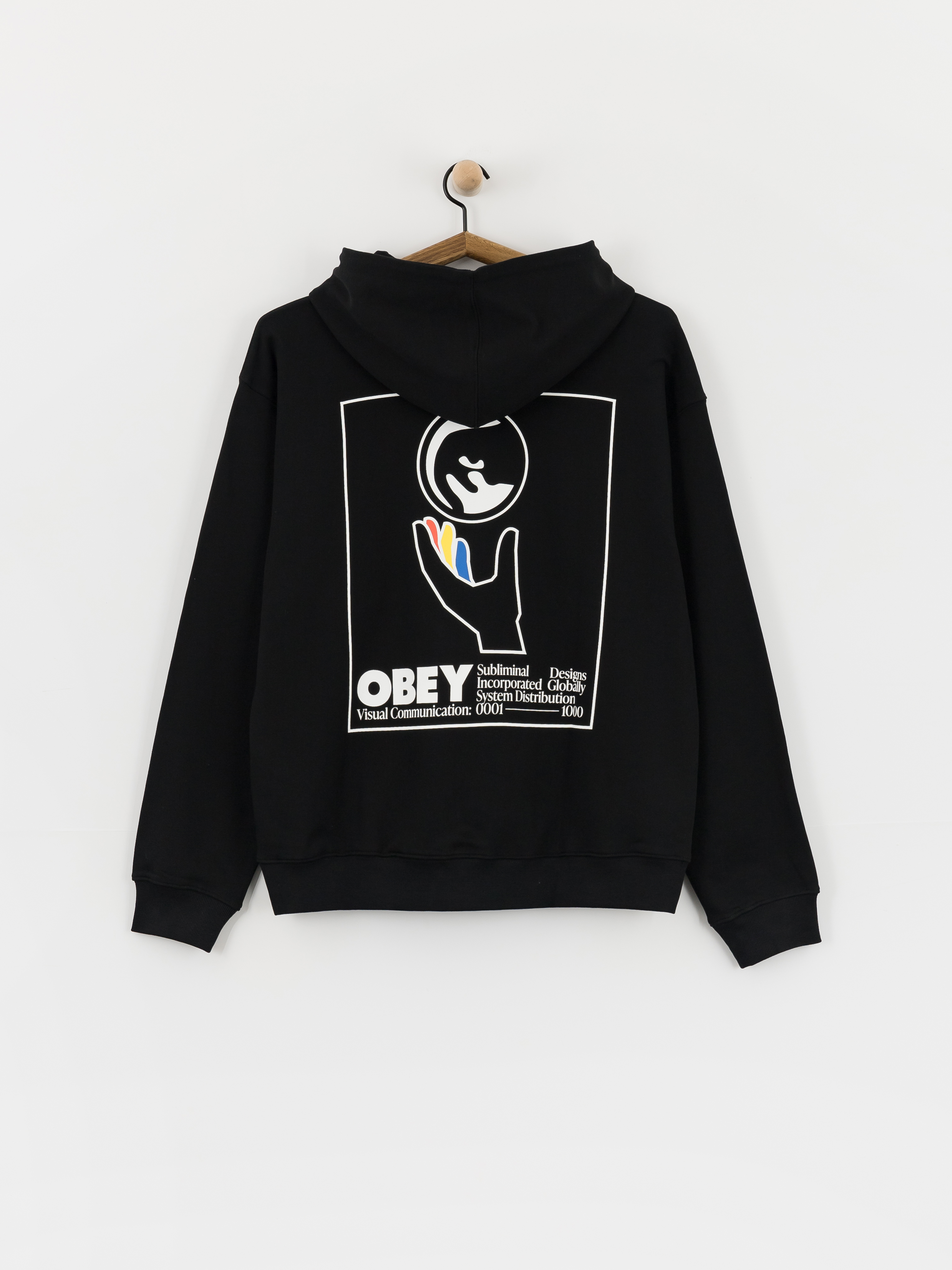 OBEY Global Systems HD Hoodie (black)