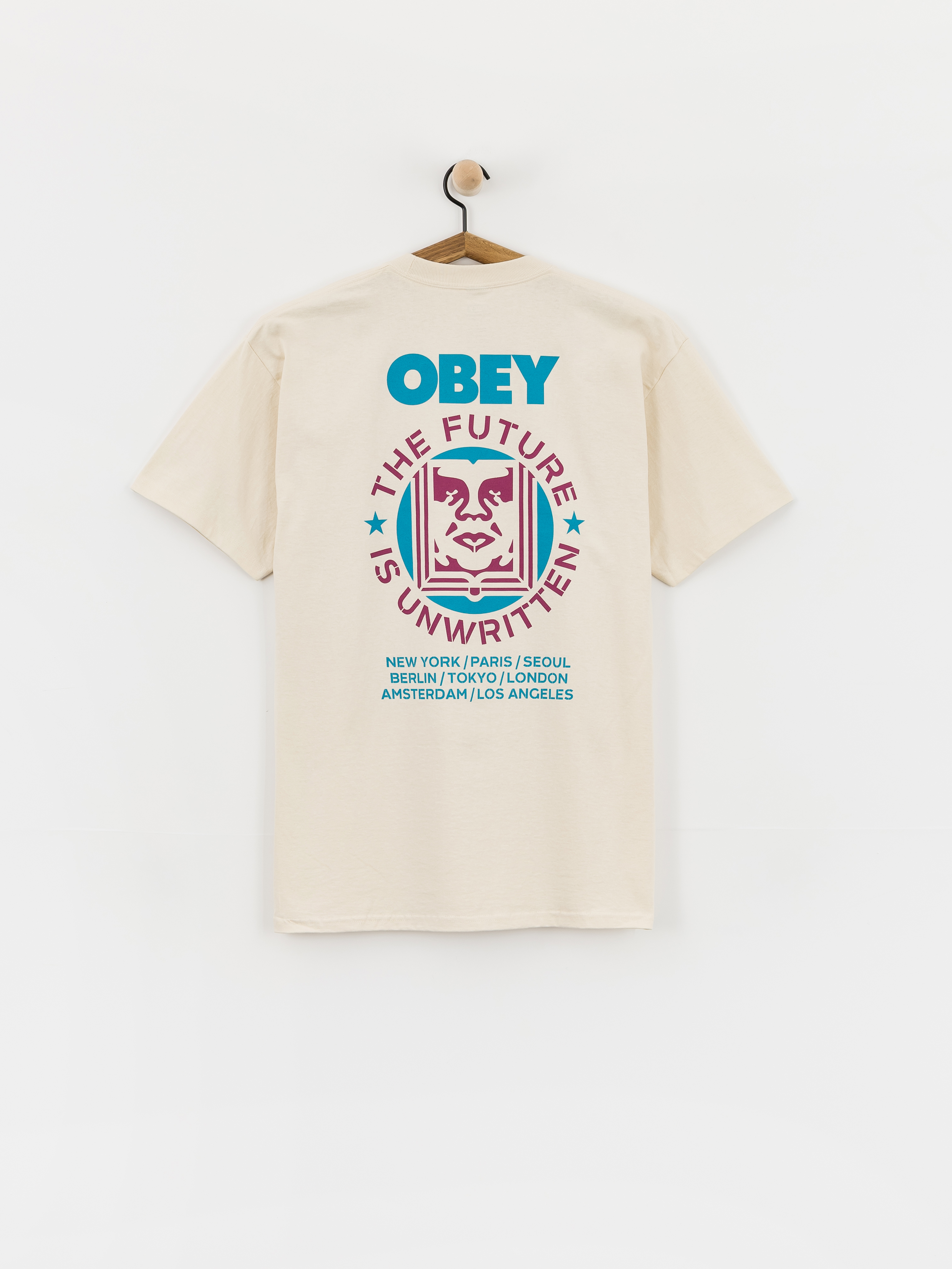 OBEY Future Unwritten T-Shirt (cream)