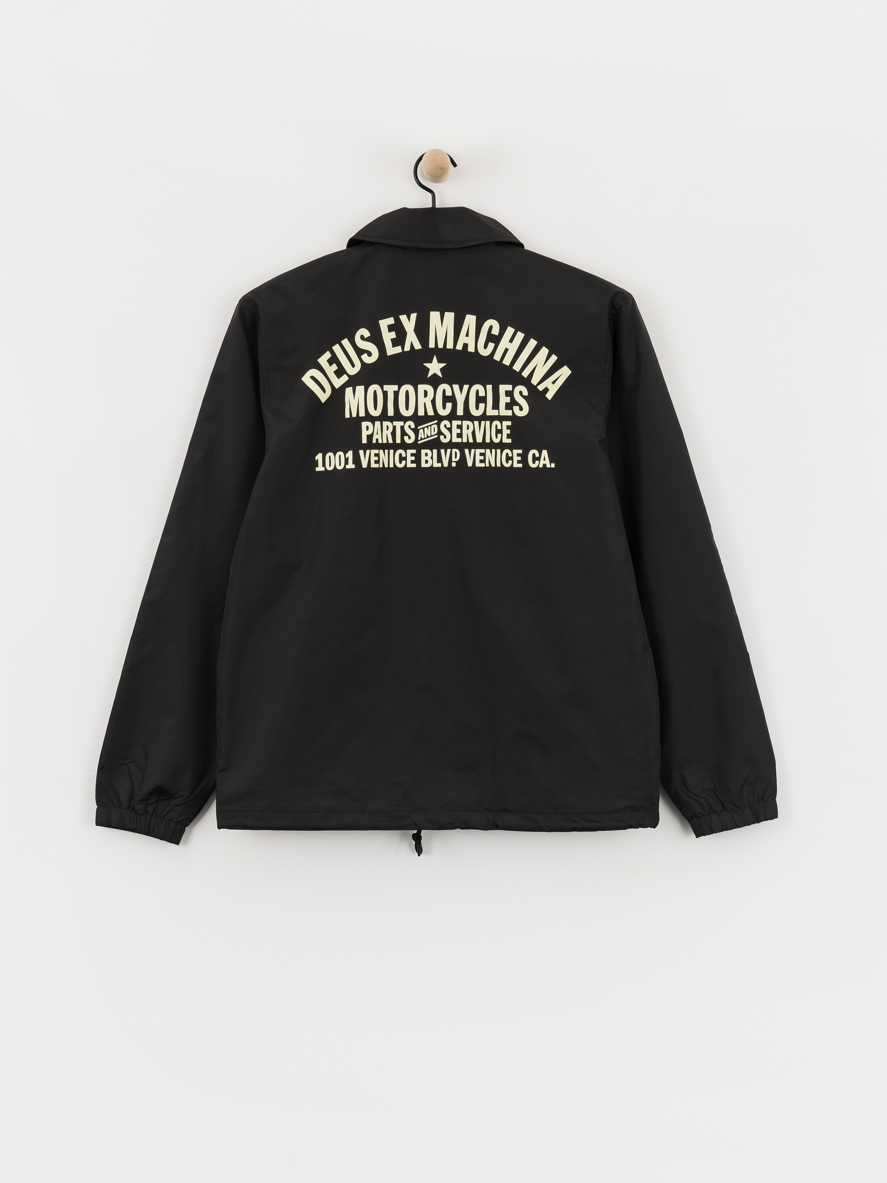 Deus Ex Machina Venice Coach Jacket (black)