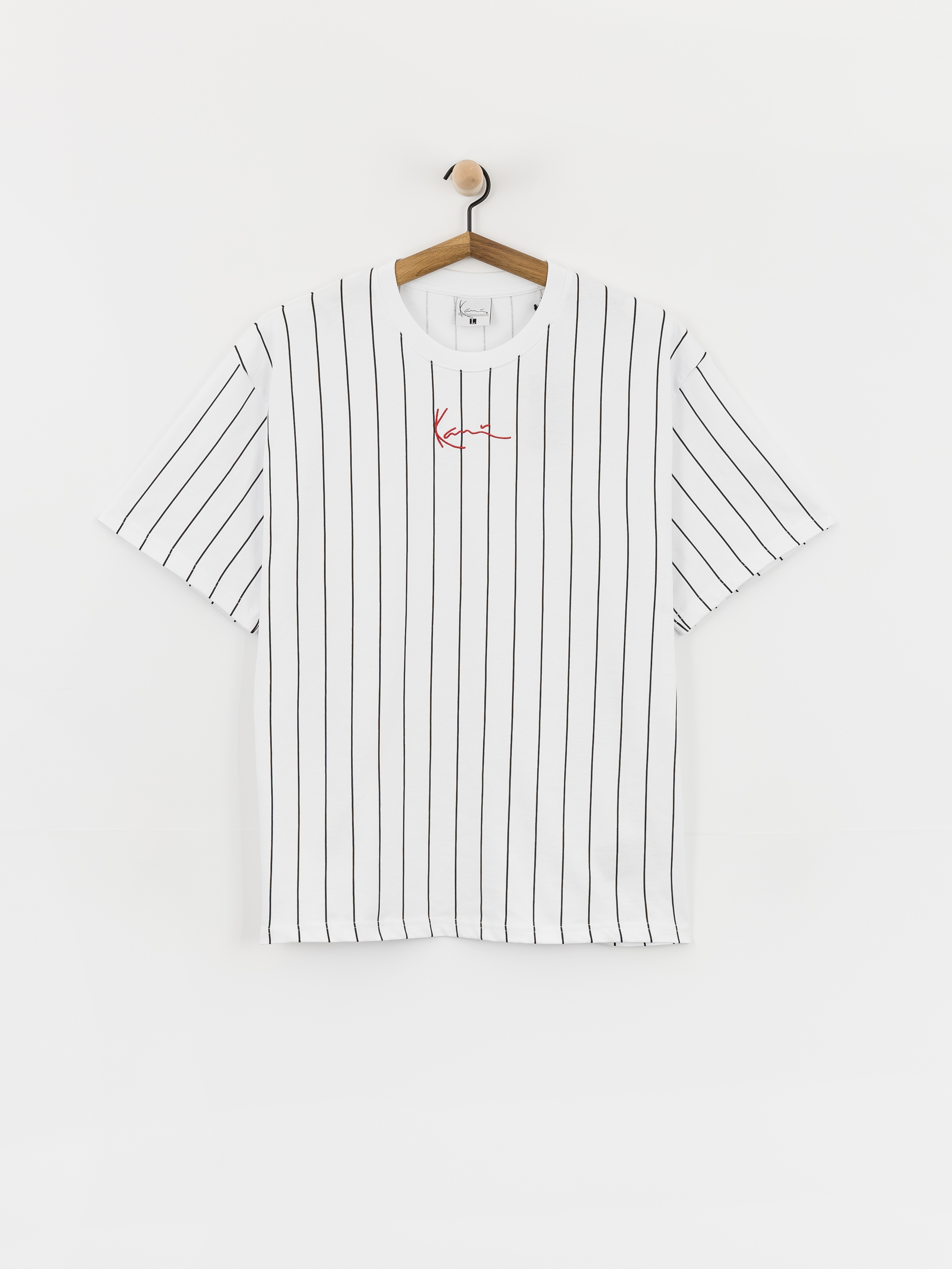 Karl Kani Small Signature Pinstripe T-Shirt