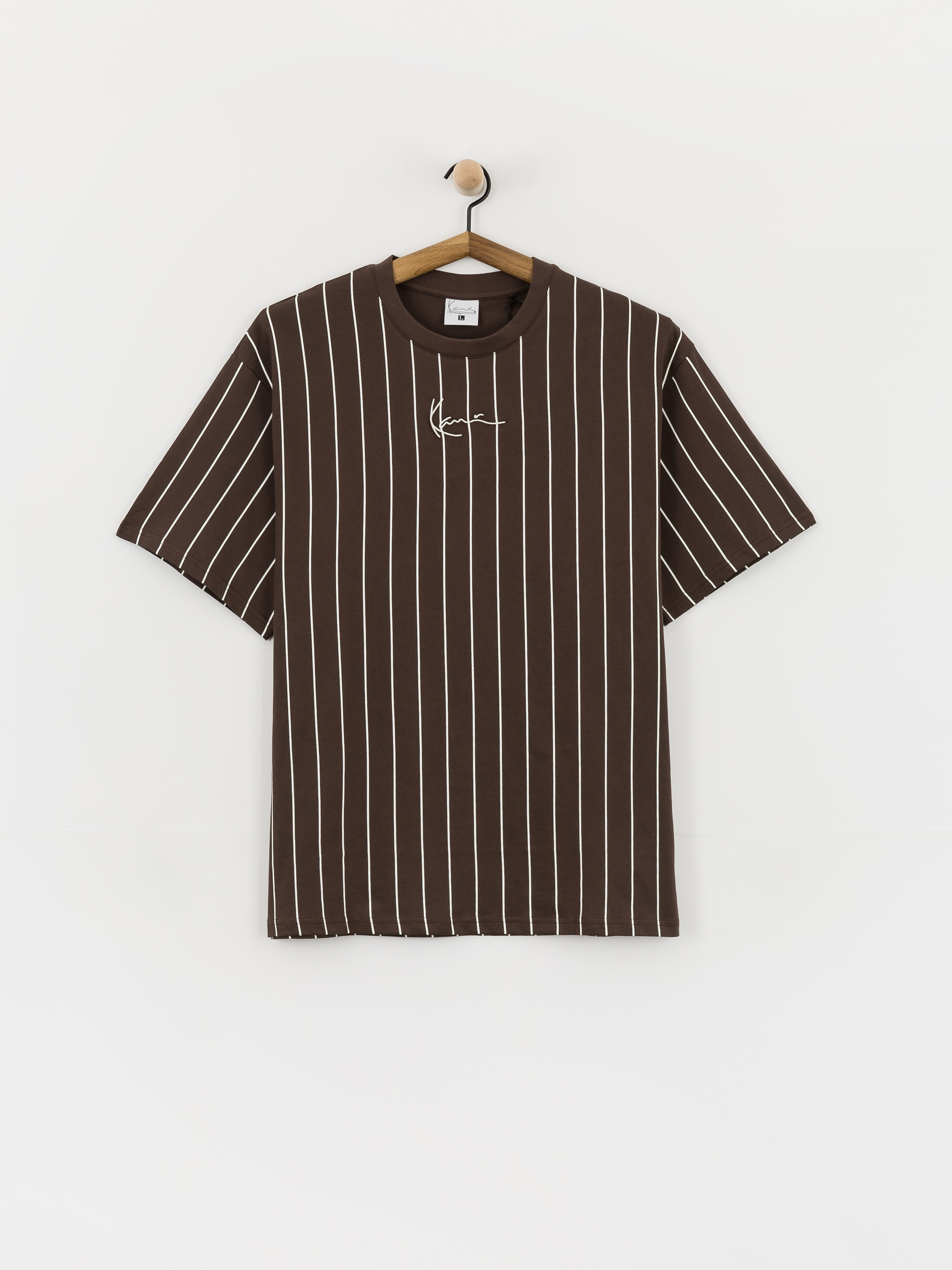 Karl Kani Small Signature Essential Pinstripe T-Shirt
