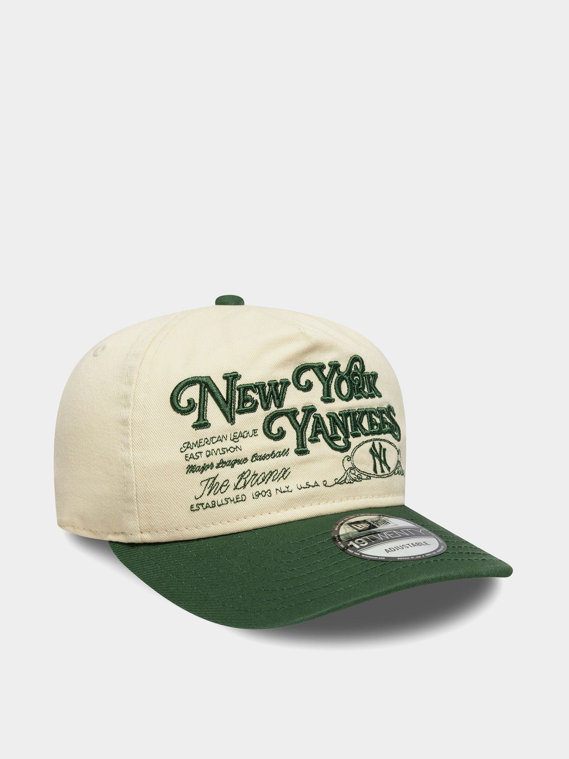 New Era Cap Washed Graphic 19Twenty New York Yankees (light cream/cigar)