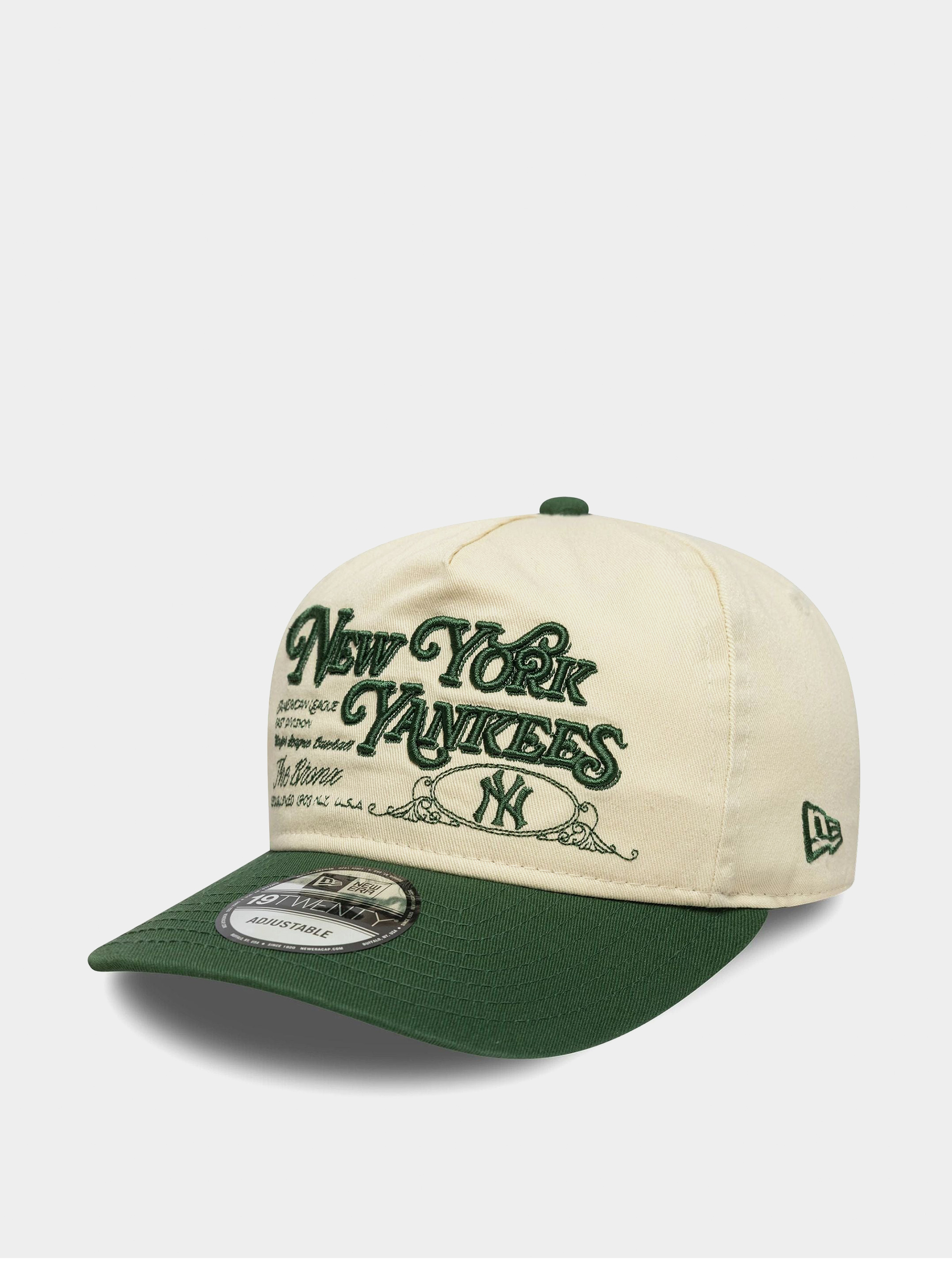 New Era Cap Washed Graphic 19Twenty New York Yankees (light cream/cigar)