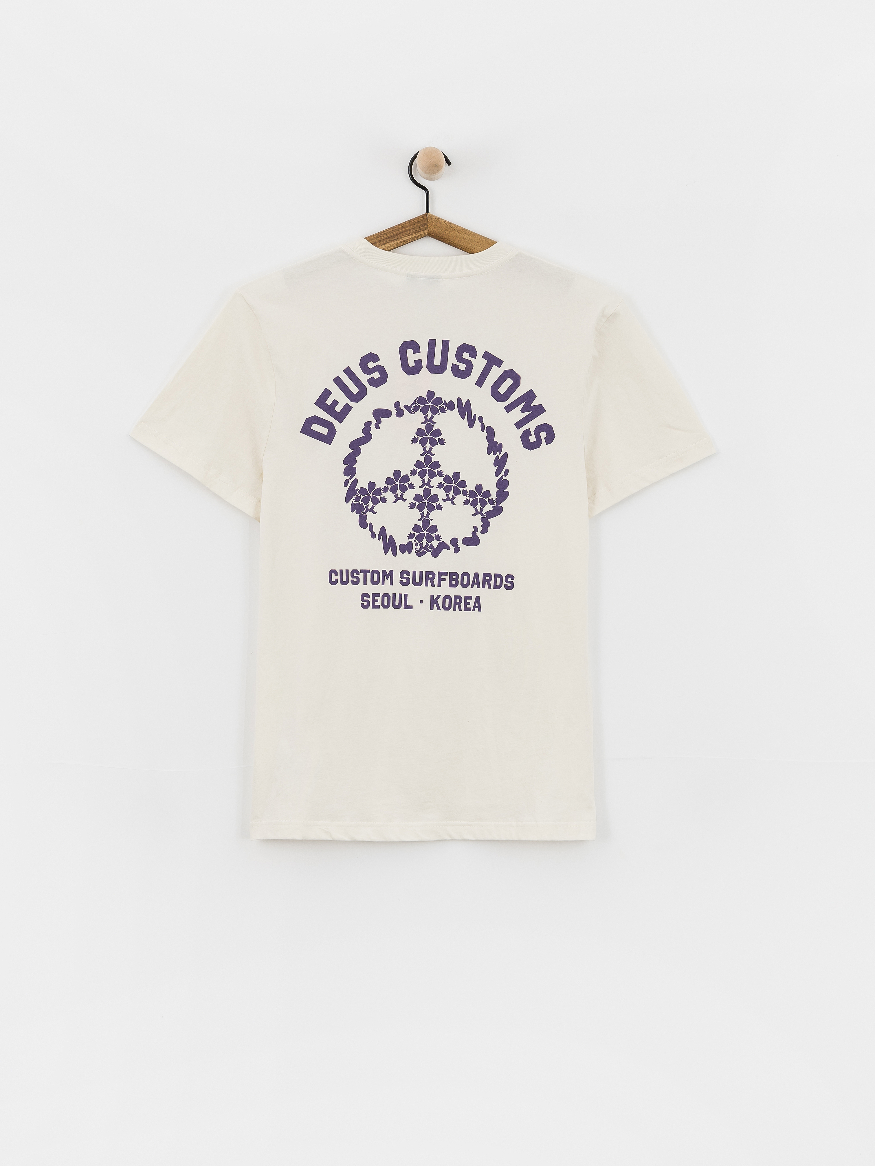 Deus Ex Machina Fancy Pansy T-Shirt (vintage white)