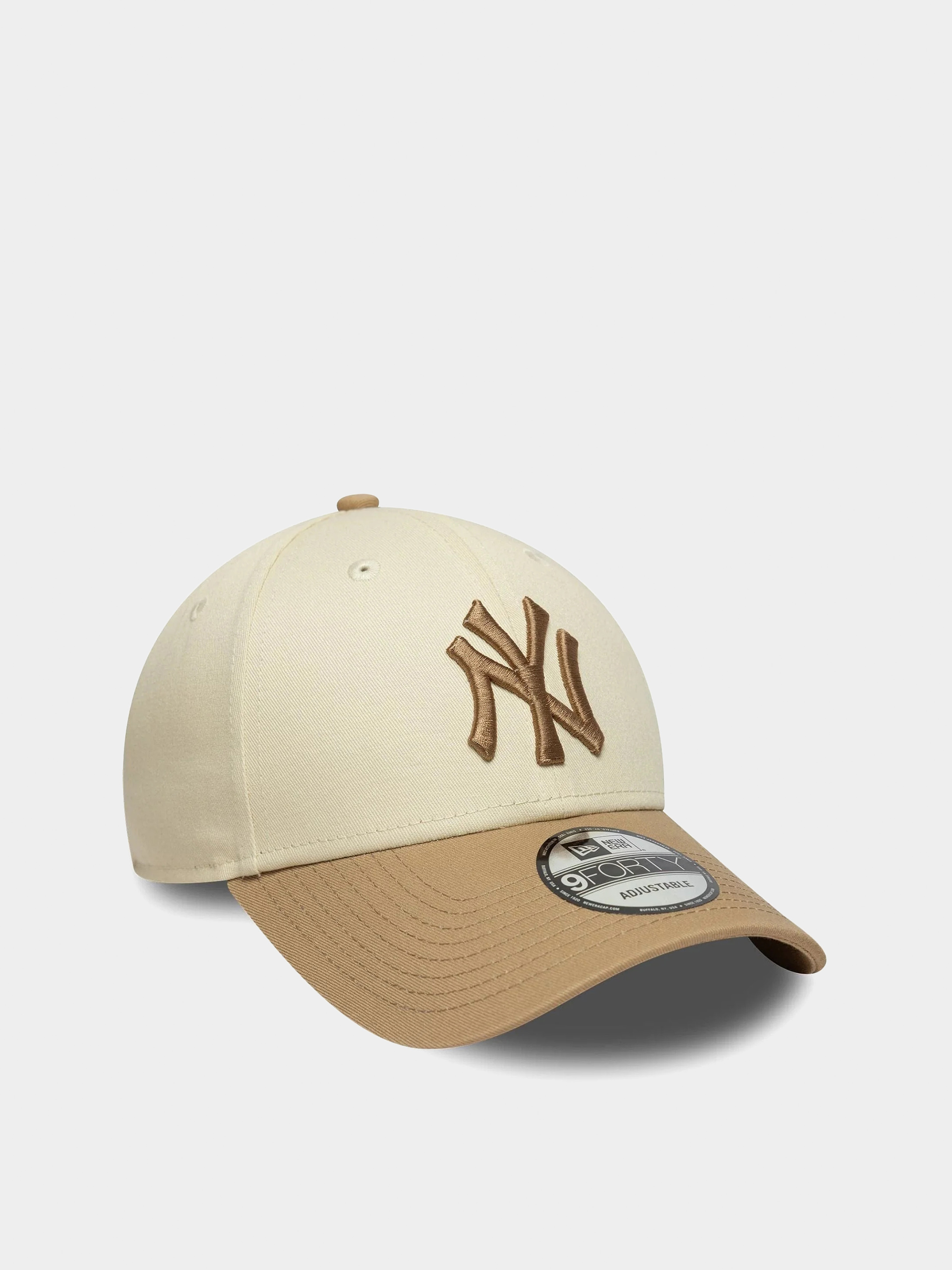 New Era Cap Colour Block 9Forty New York Yankees (light cream/camel)